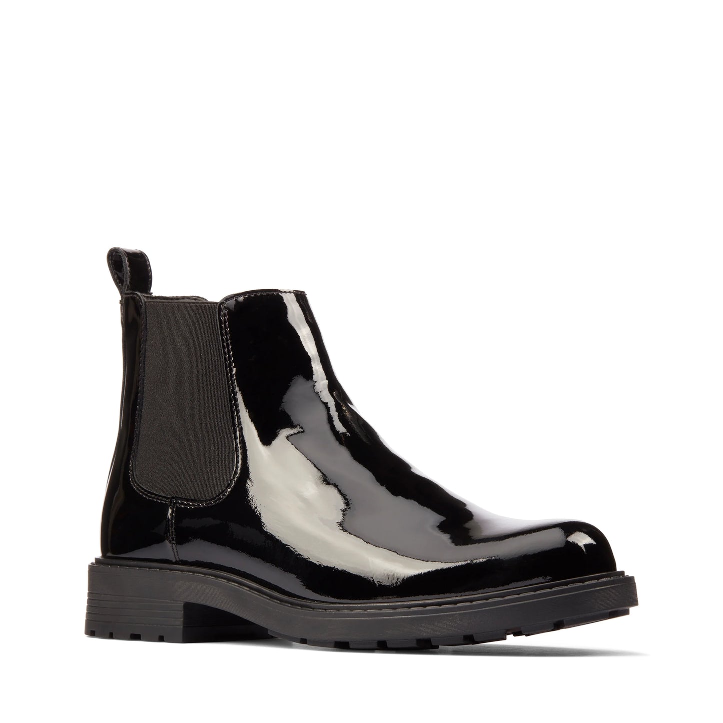 Botas De La Marca Clarks Para Mujer Modelo Orinoco2 Lane Black Patent En Color Negro