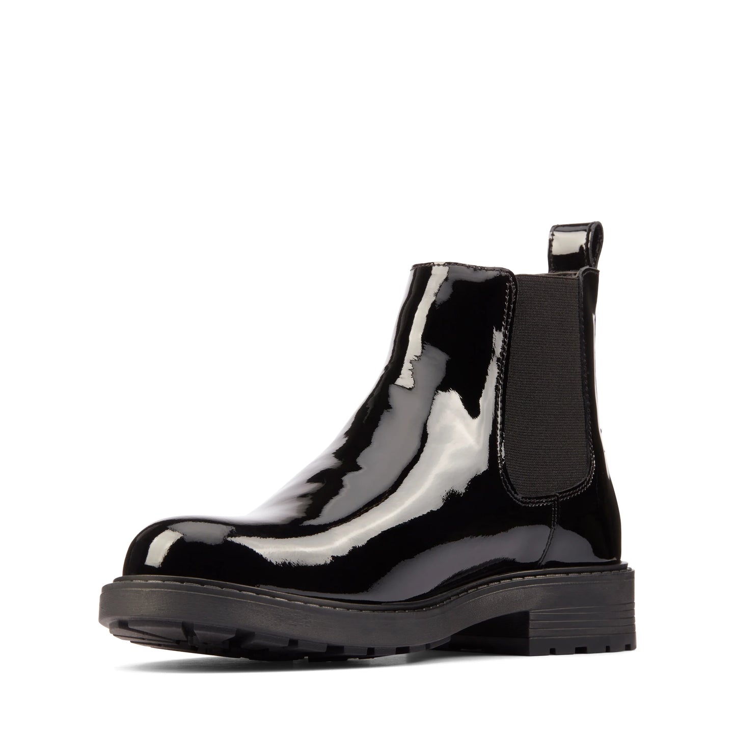 Botas De La Marca Clarks Para Mujer Modelo Orinoco2 Lane Black Patent En Color Negro