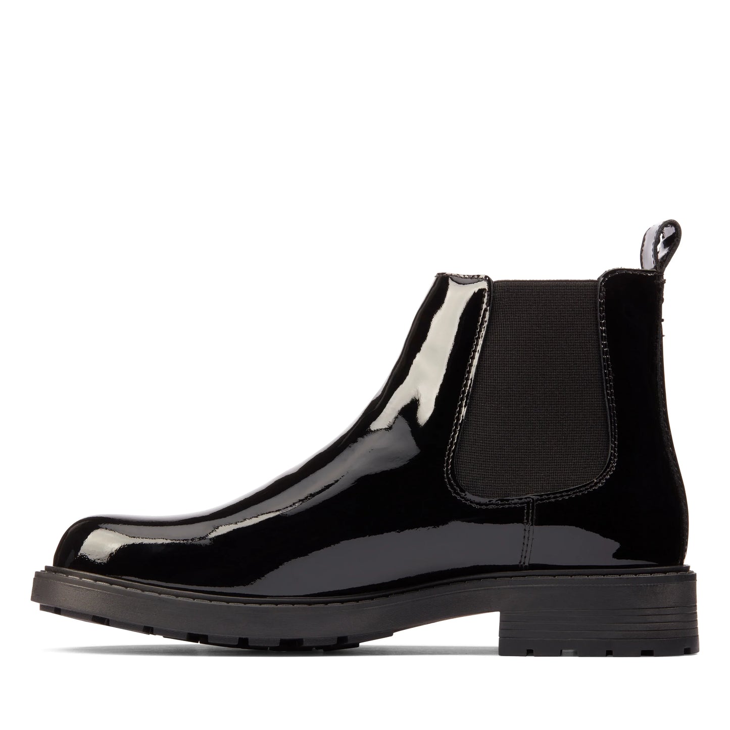 Botas De La Marca Clarks Para Mujer Modelo Orinoco2 Lane Black Patent En Color Negro