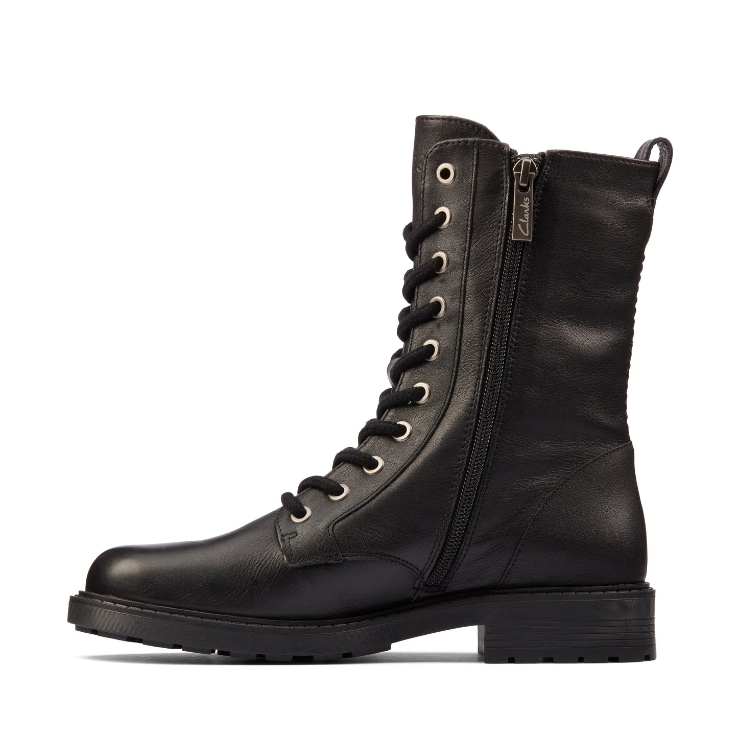 Botas De La Marca Clarks Para Mujer Modelo Orinoco2 Style Black Leather En Color Negro