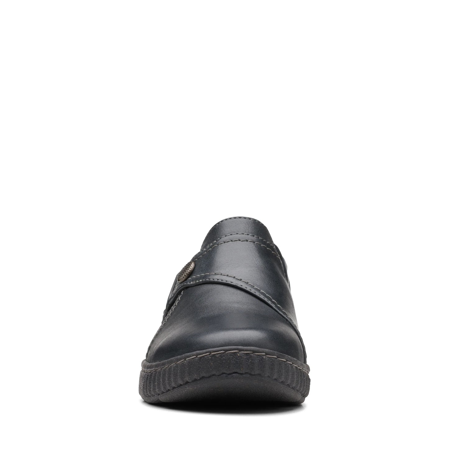 Zapatos Casual De La Marca Clarks Para Mujer Modelo Caroline Pearl Black Leather En Color Negro