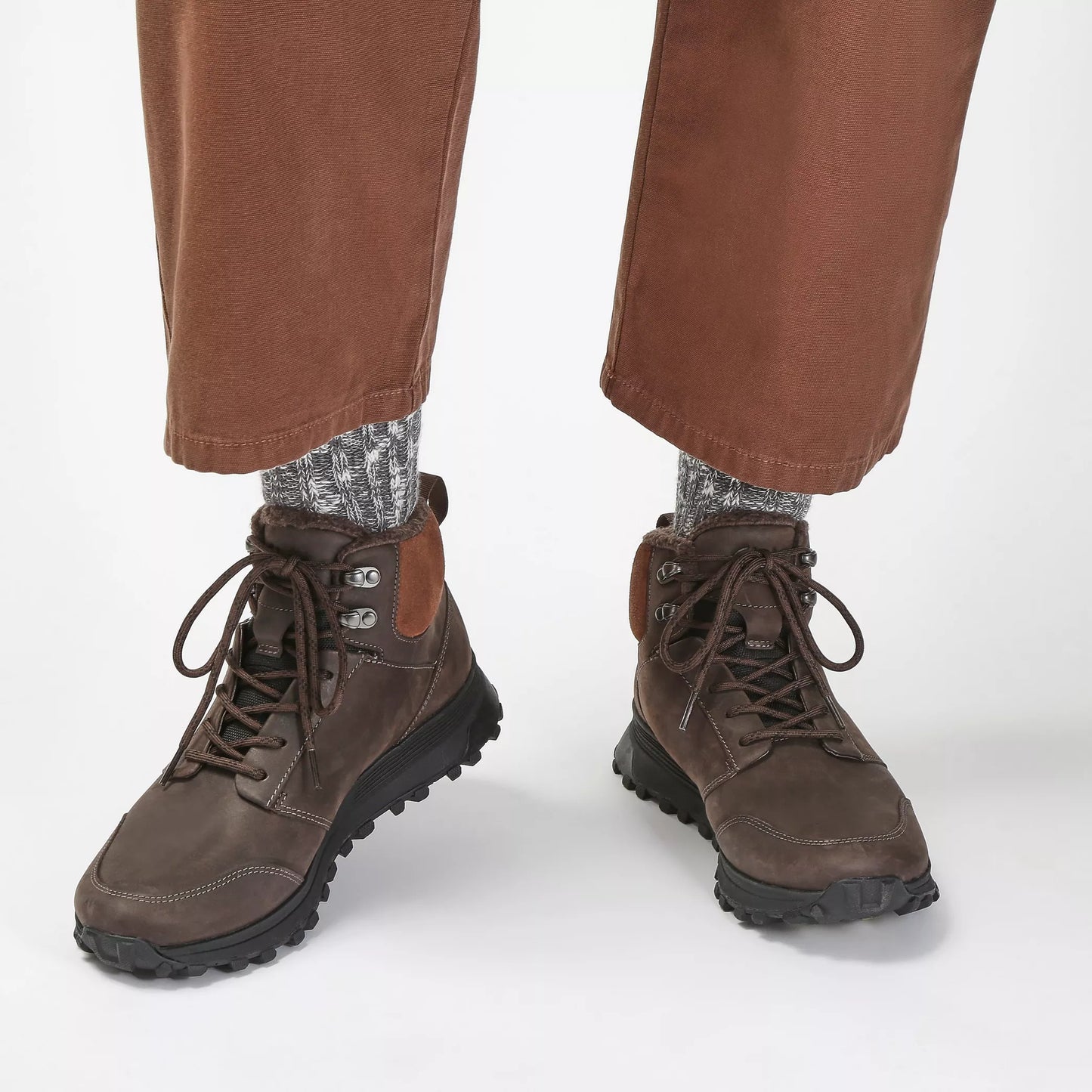 Botas De La Marca Clarks Para Hombre Modelo Atl Trek Up Wp Brown Wlined Leather En Color Marrón