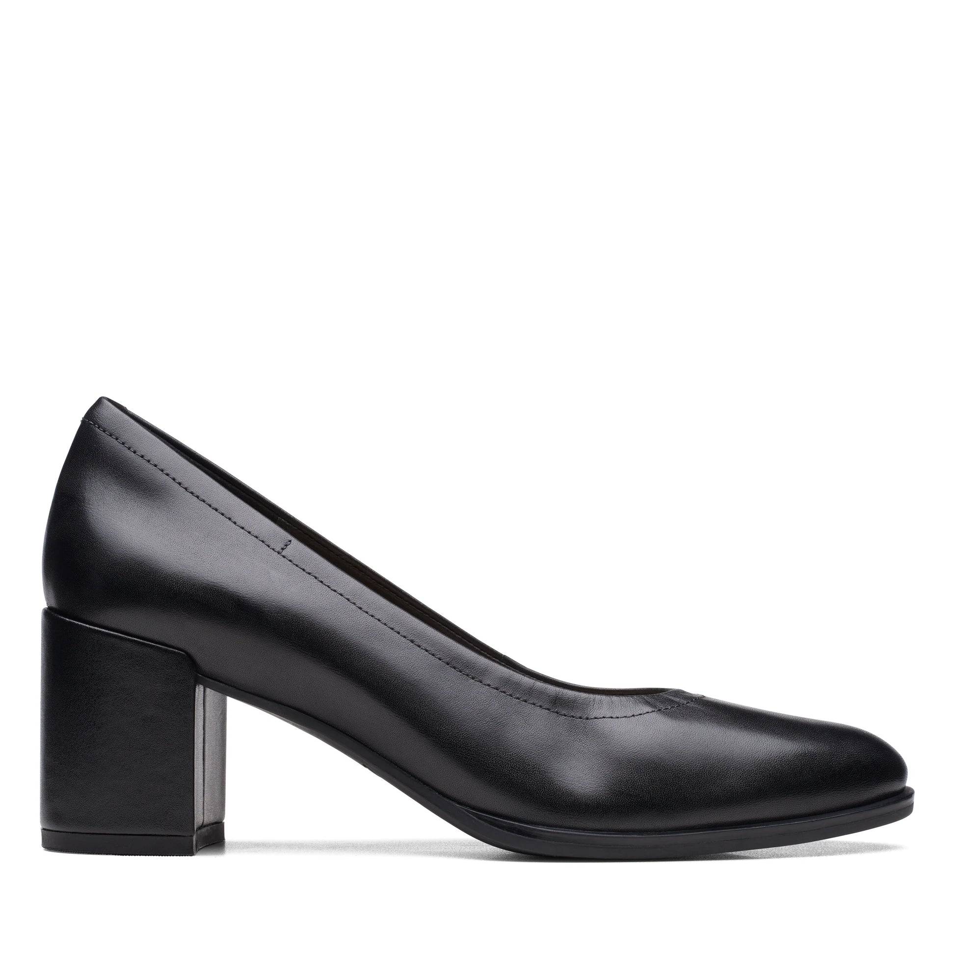 Zapatos De Vestir De La Marca Clarks  Para Mujer Modelo Freva55 Court Black Leather En Color Negro