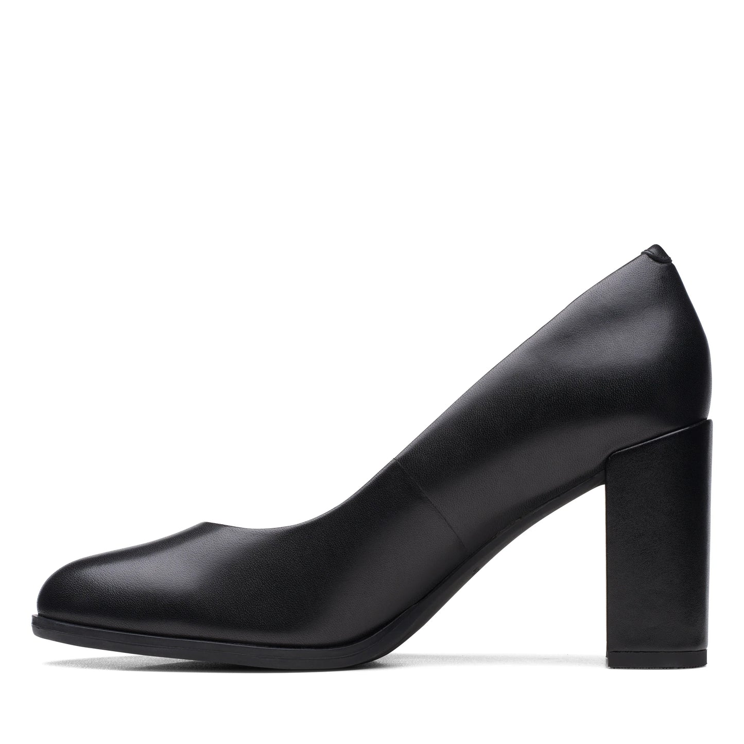 Zapatos De Vestir De La Marca Clarks Para Mujer Modelo Freva85 Court Black Leather En Color Negro