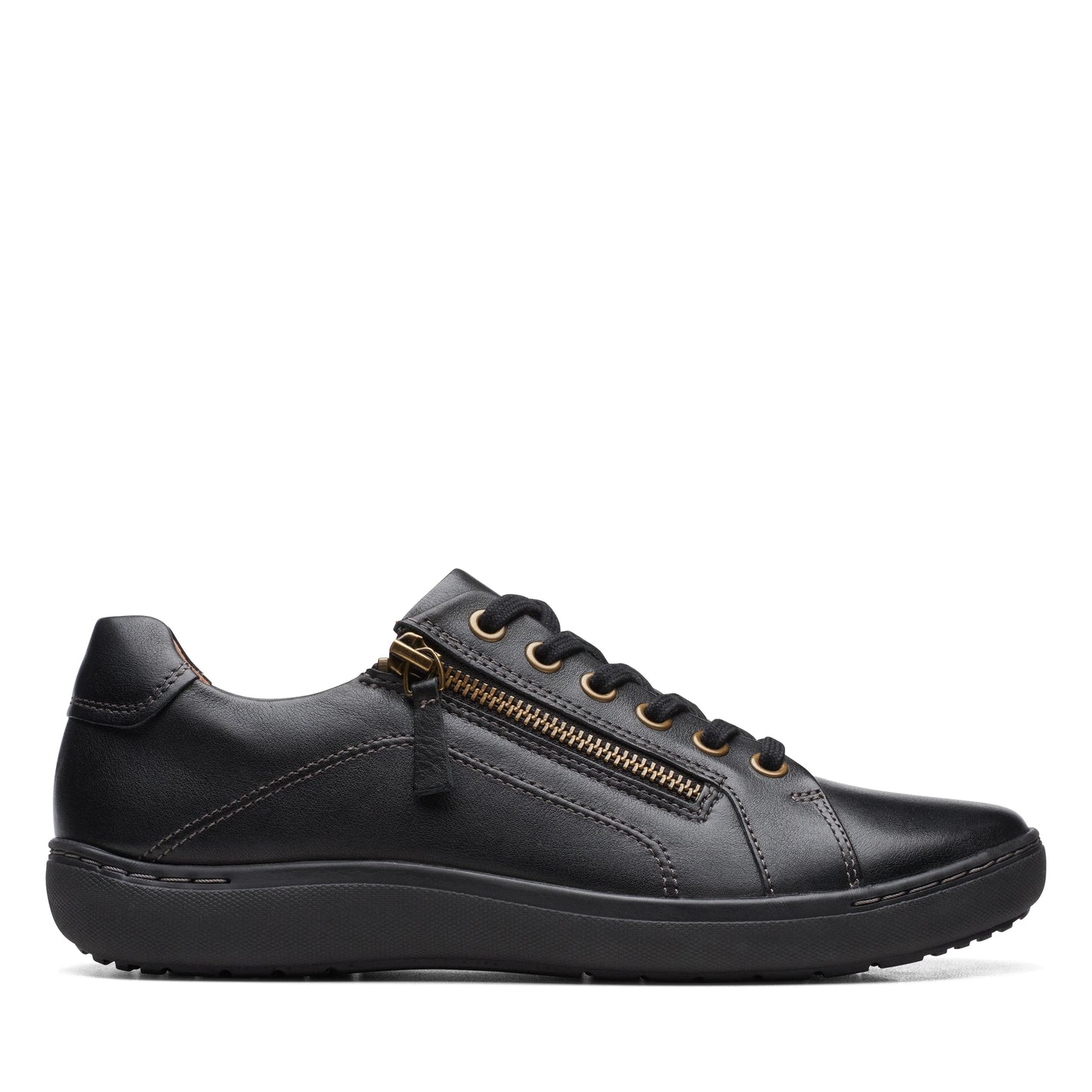 Zapatos Casual De La Marca Clarks Para Mujer Modelo Nalle Lace Black/Black En Color Negro
