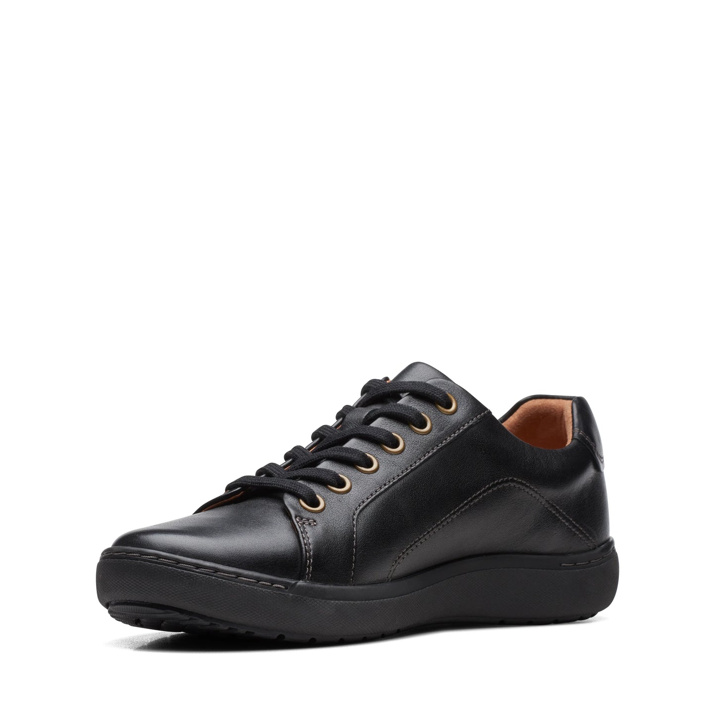 Zapatos Casual De La Marca Clarks Para Mujer Modelo Nalle Lace Black/Black En Color Negro
