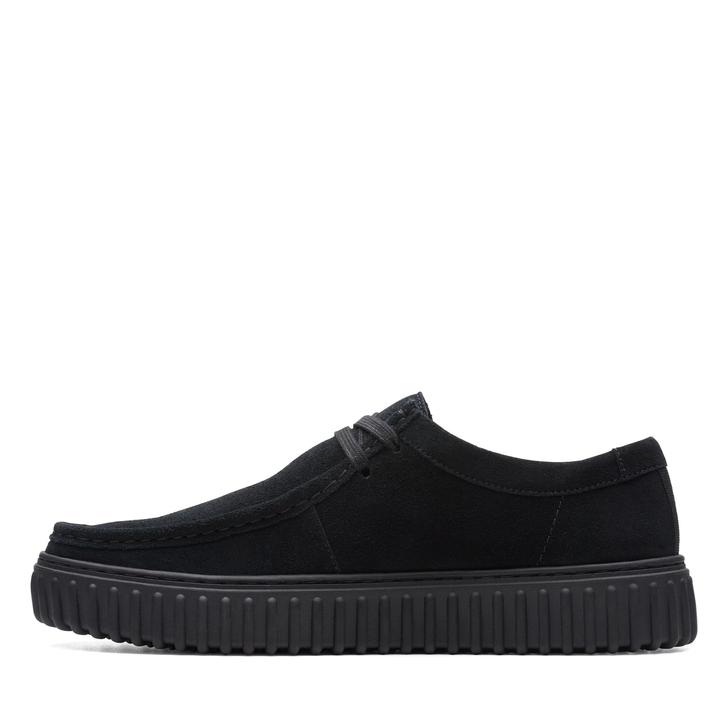 Wallabee De La Marca Clarks Para Hombre Modelo Torhill Lo Black Suede En Color Negro