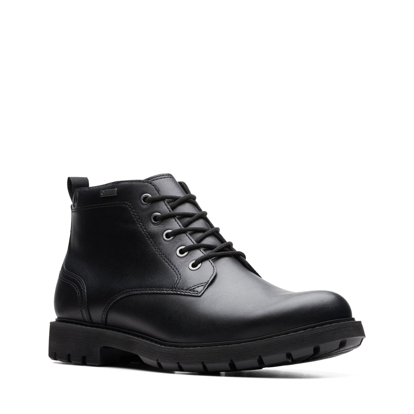 Botines De La Marca Clarks Para Hombre Modelo Batcombe Mix Gtx Black Leather En Color Negro