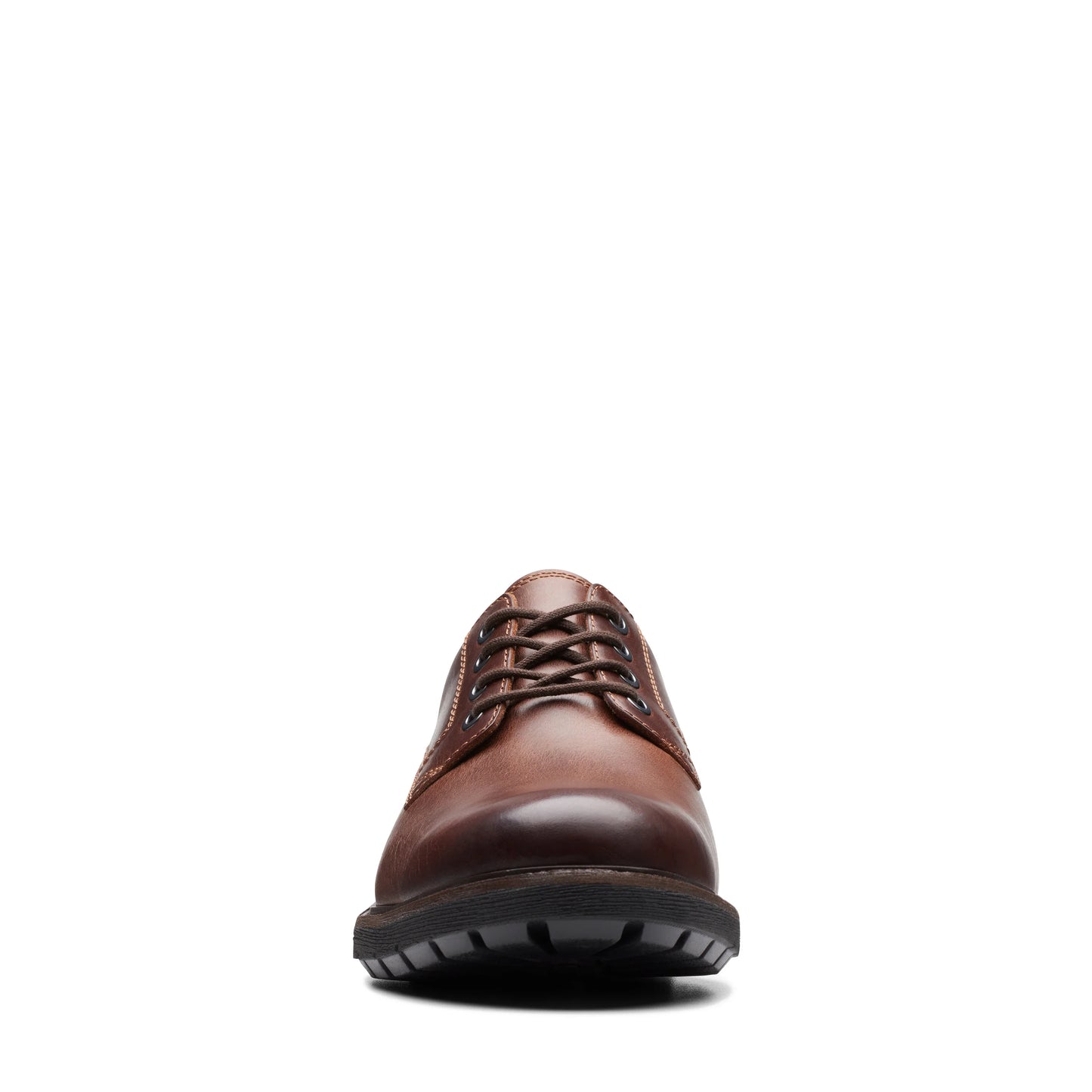 Zapatos Casual De La Marca Clarks Para Hombre Modelo Batcombe Tie Dark Tan Leather En Color Beige
