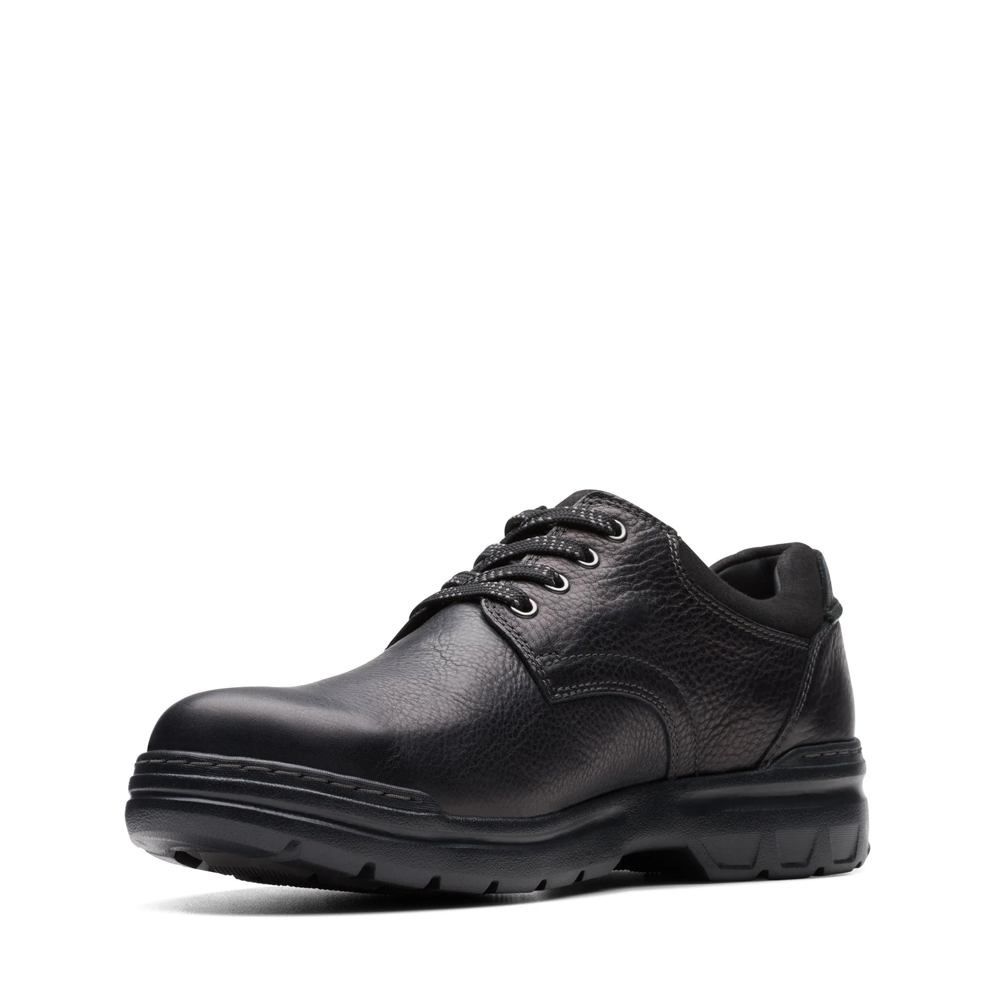 Zapatos Casual De La Marca Clarks Para Hombre Modelo Rockie Walkgtx Black Leather En Color Negro