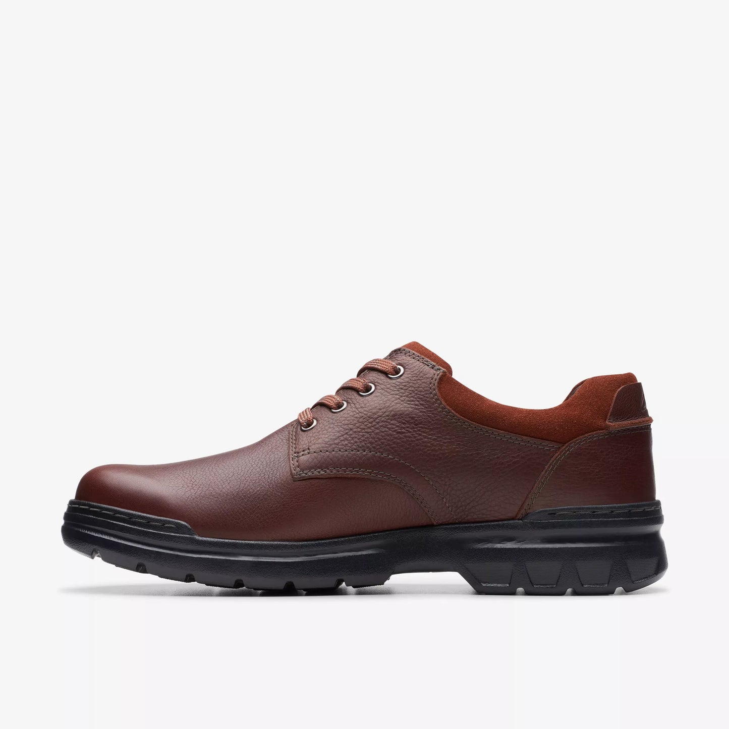 Zapatos Derby De La Marca Clarks Para Hombre Modelo Rockie Walk Gtx Dark Tan Leather En Color Marrón