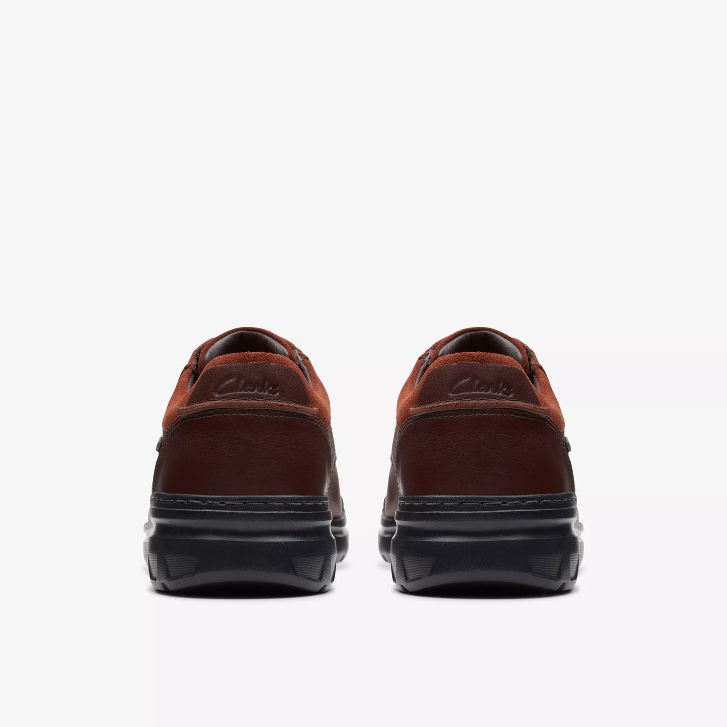 Zapatos Derby De La Marca Clarks Para Hombre Modelo Rockie Walk Gtx Dark Tan Leather En Color Marrón