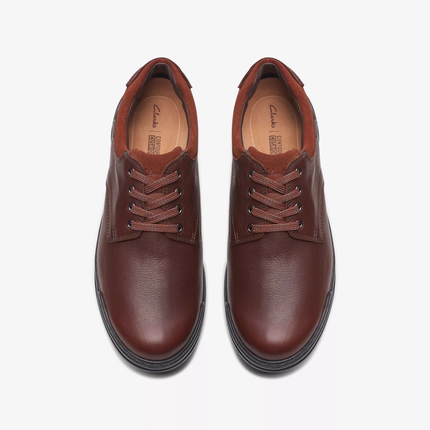 Zapatos Derby De La Marca Clarks Para Hombre Modelo Rockie Walk Gtx Dark Tan Leather En Color Marrón