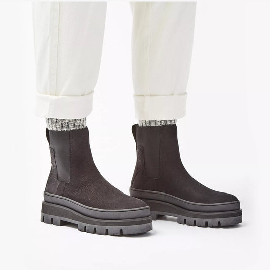 Botas De La Marca Clarks  Para Mujer Modelo Orianna2 Top Black Nubuck En Color Negro