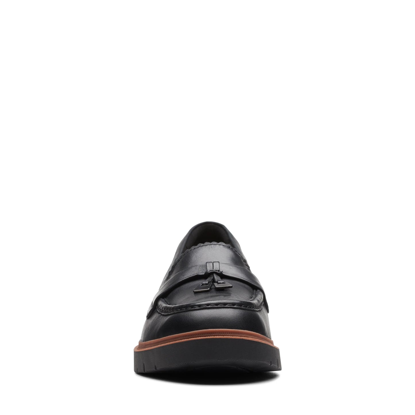 Mocasines De La Marca Clarks Para Mujer Modelo Westlynn Bella Black Leather En Color Negro