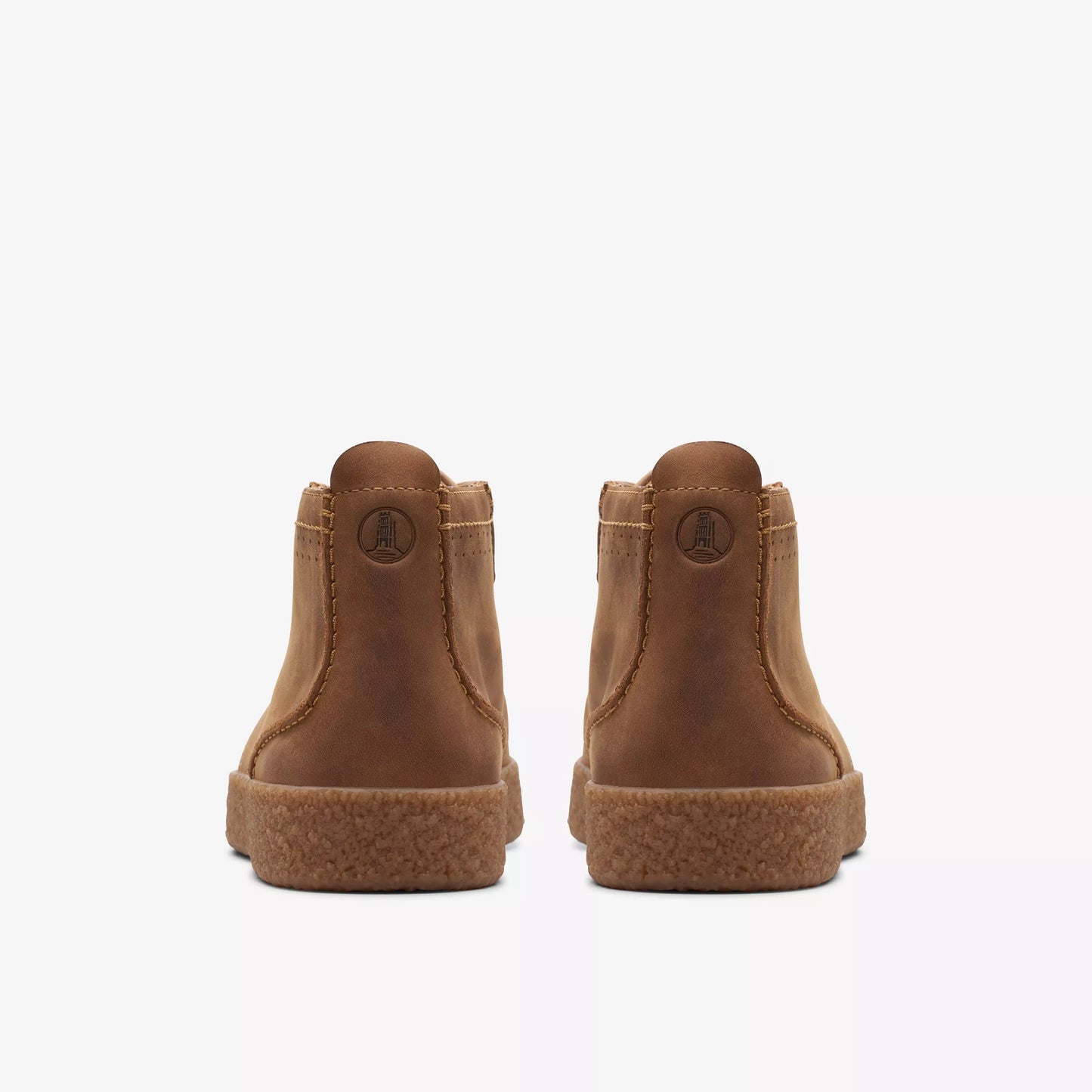 Botines De La Marca Clarks Para Hombre Modelo Streethill Mid Dark Tan Leather En Color Beige