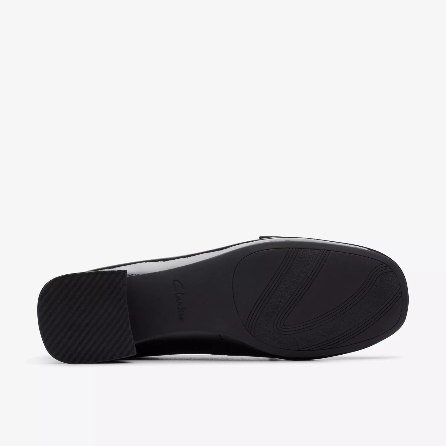 Mocasines De La Marca Clarks Para Mujer Modelo Daiss30 Trim Black Patent En Color Negro