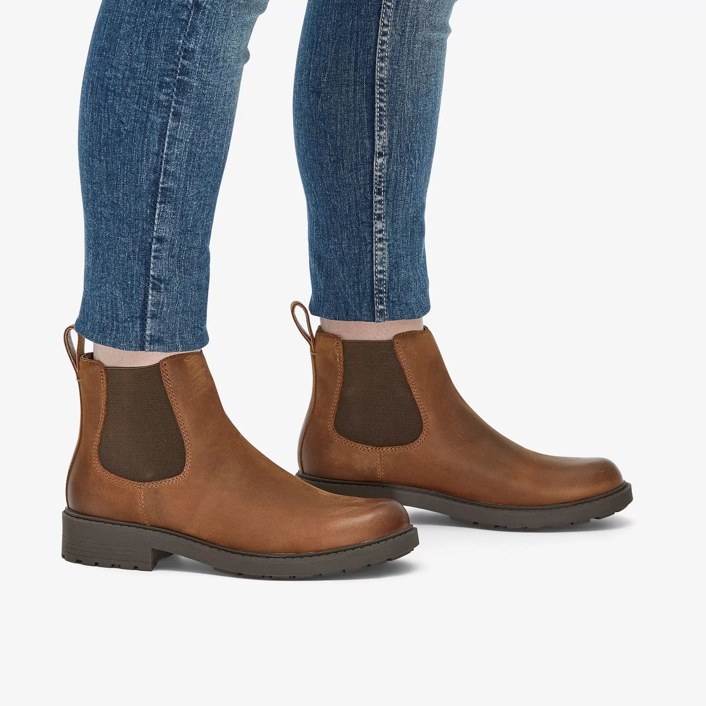 Botines De La Marca Clarks Para Mujer Modelo Orinoco2 Lane Brown Snuff En Color Marrón