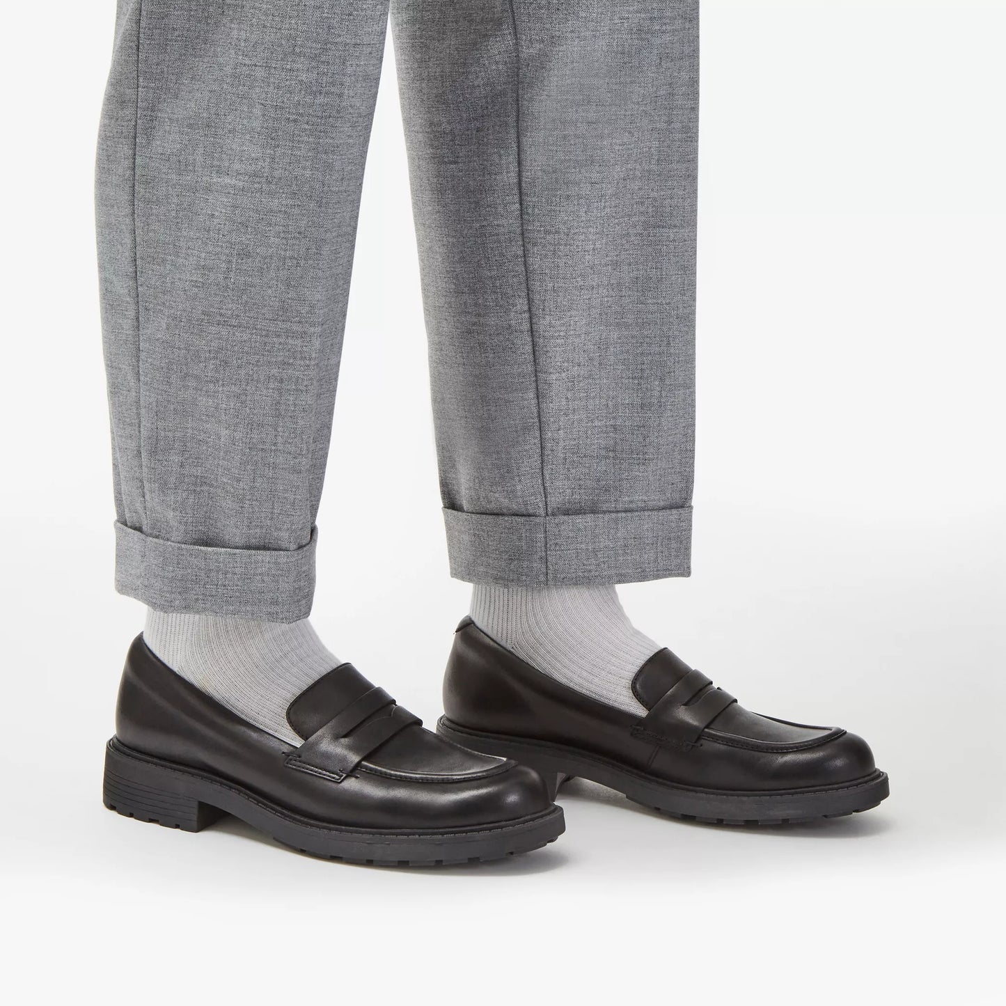 Mocasines De La Marca Clarks Para Mujer Modelo Orinoco2 Penny Black Leather En Color Negro