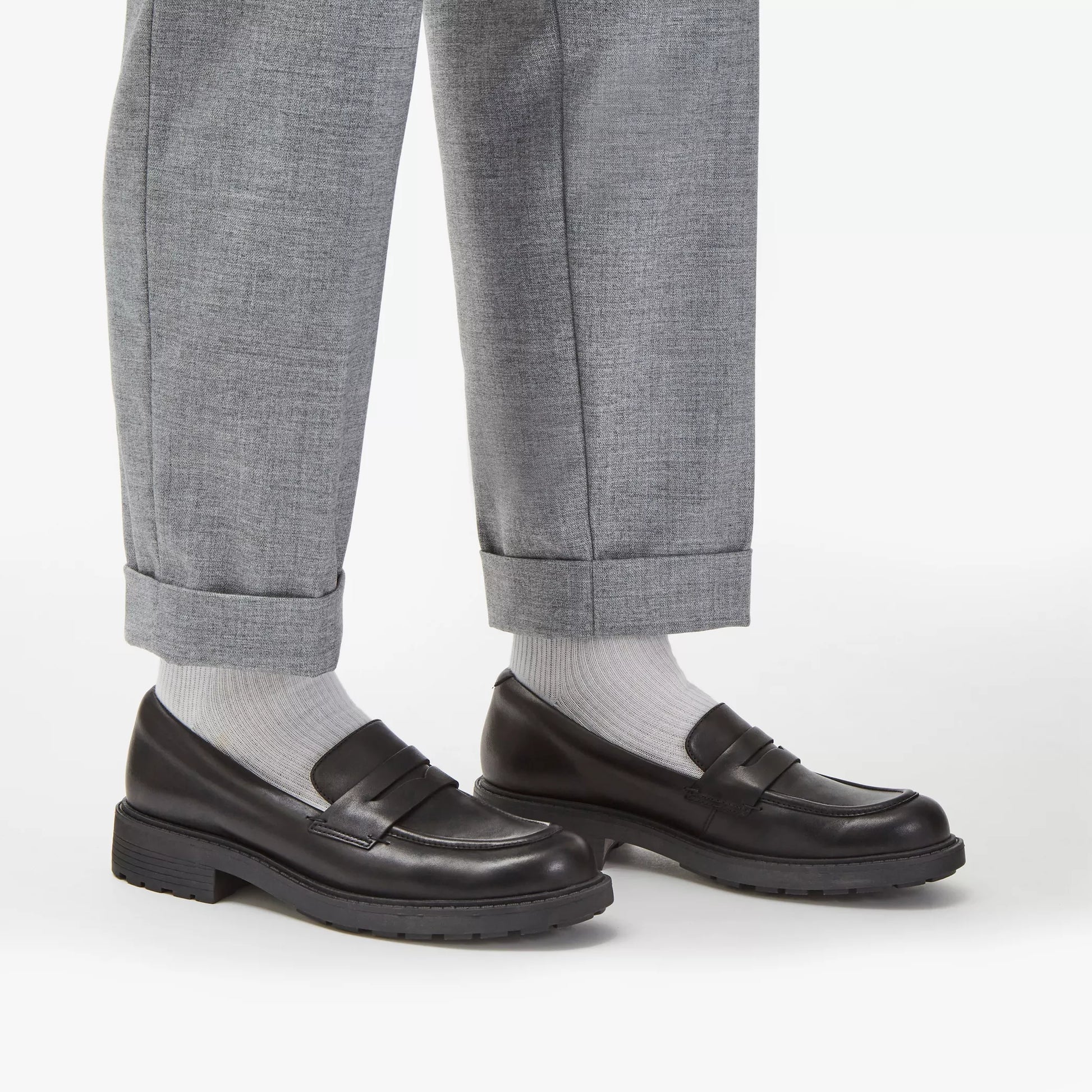Mocasines De La Marca Clarks  Para Mujer Modelo Orinoco2 Penny Black Leather En Color Negro