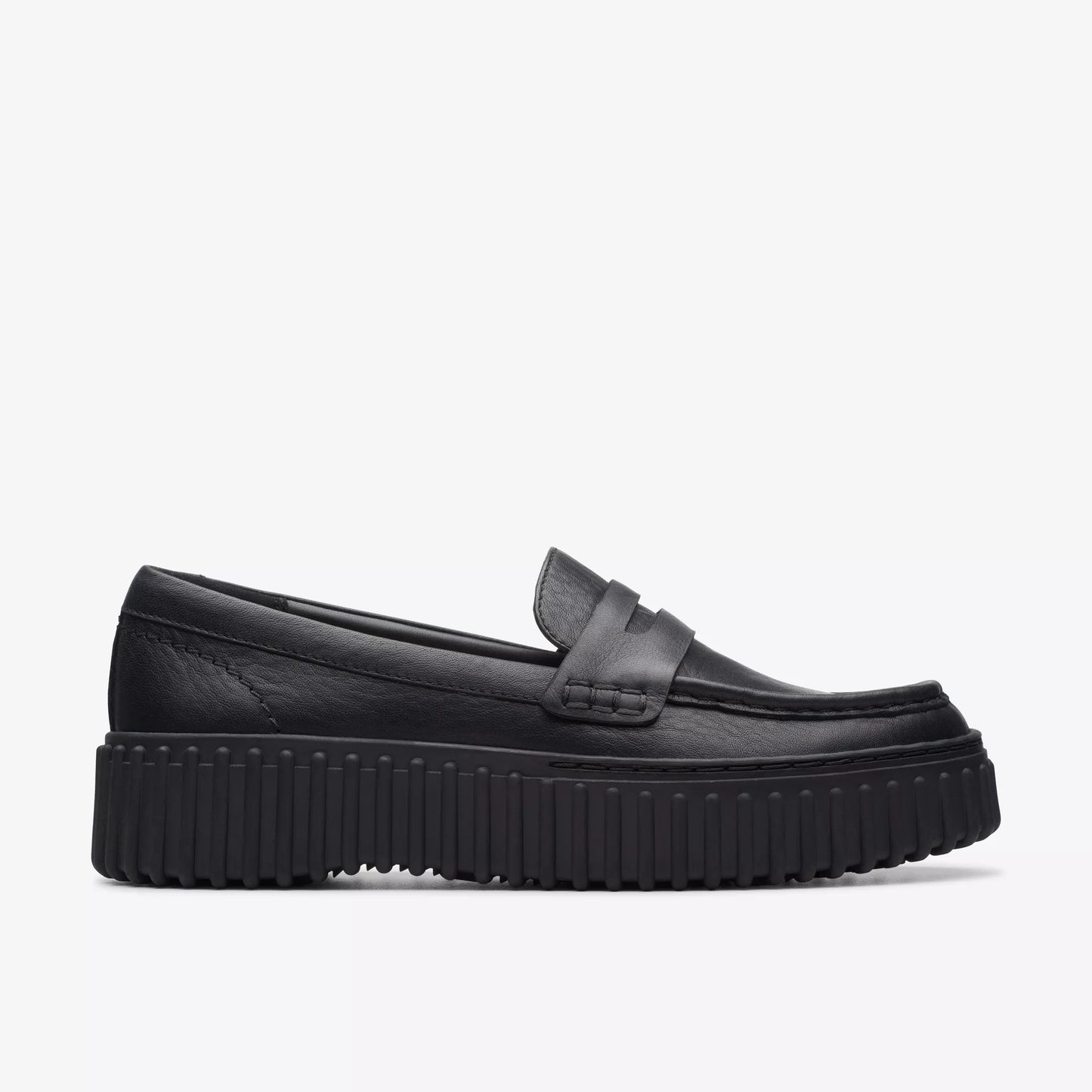 Mocasines De La Marca Clarks Para Mujer Modelo Torhill Penny Black Leather En Color Negro