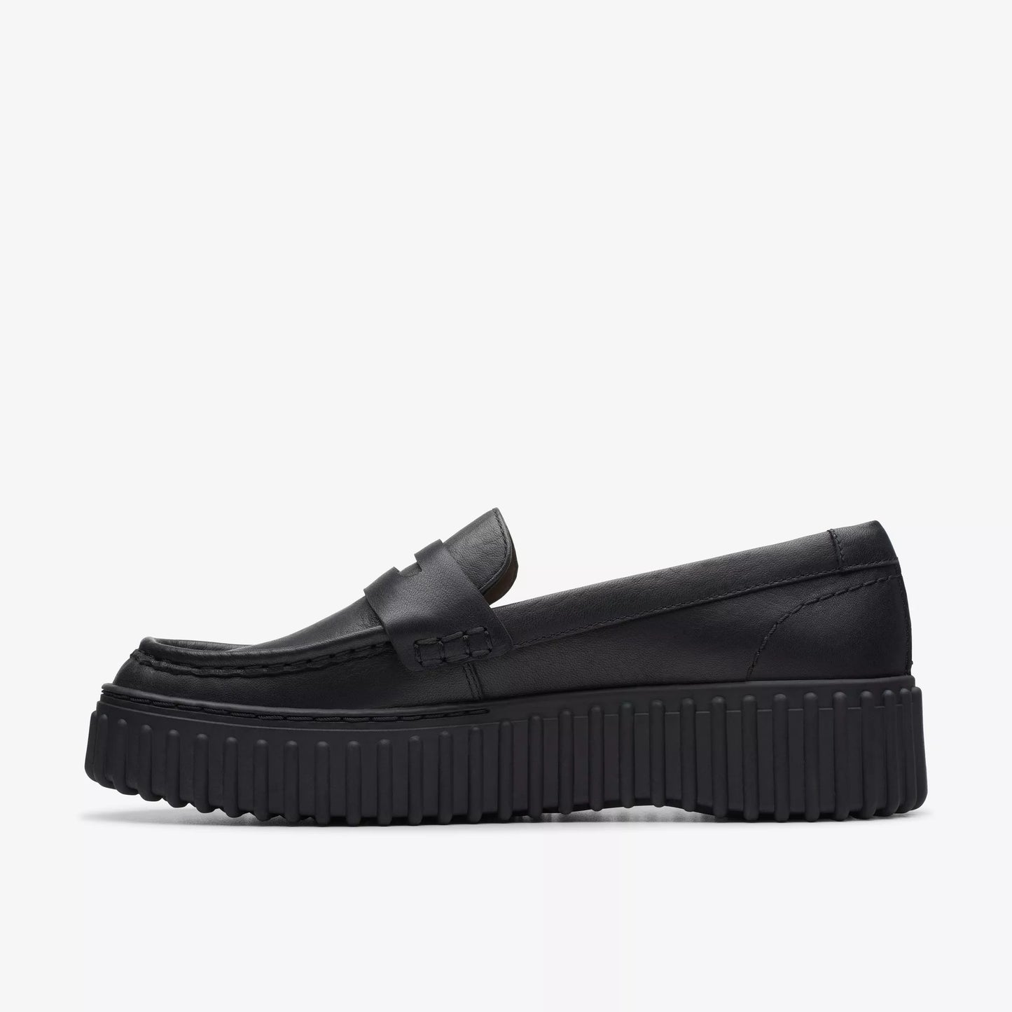 Mocasines De La Marca Clarks Para Mujer Modelo Torhill Penny Black Leather En Color Negro