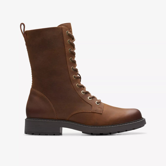 Botas De La Marca Clarks  Para Mujer Modelo Orinoco2 Style Brown Snuff En Color Marrón