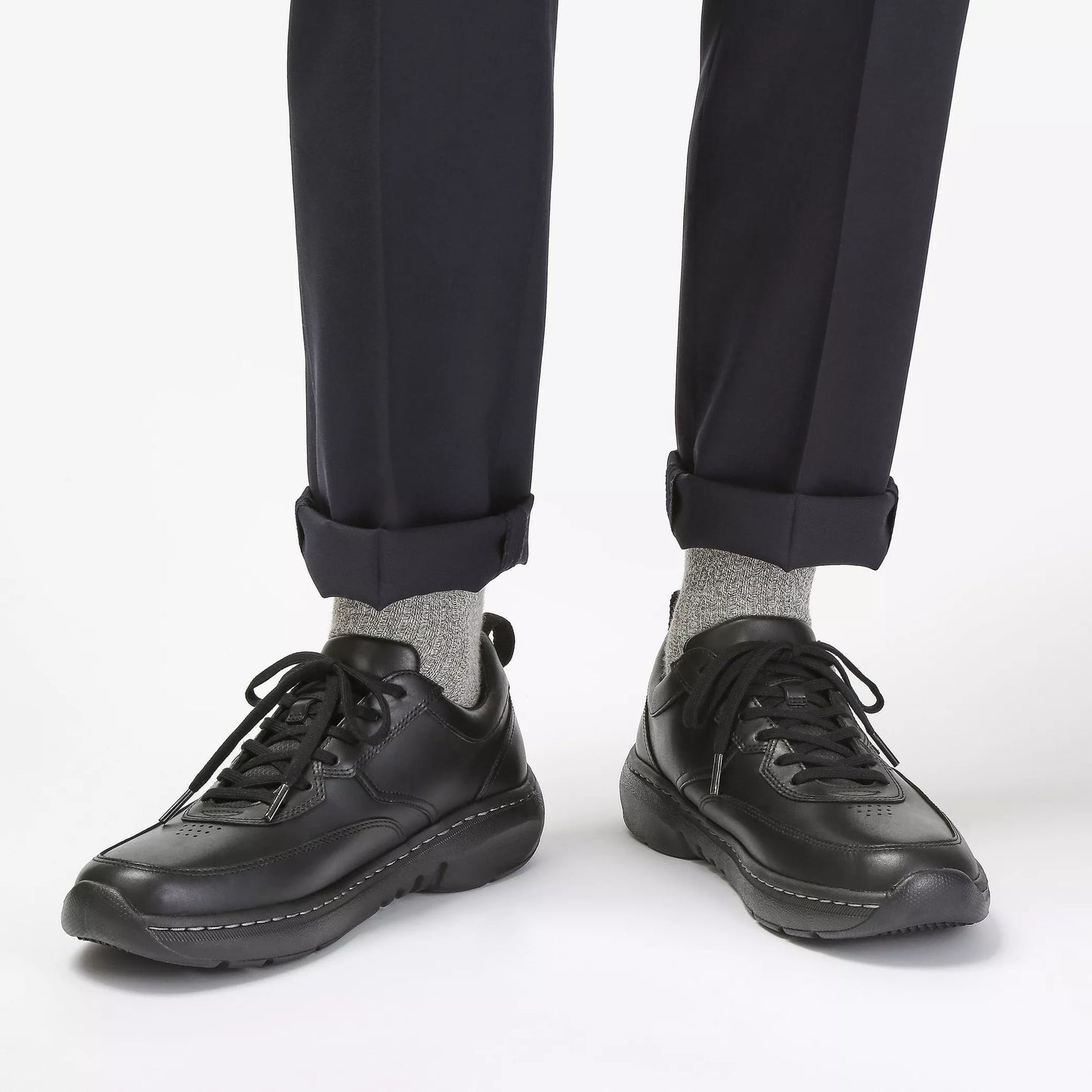 Zapatos Casual De La Marca Clarks Para Hombre Modelo Clarks Pro Lace Black Leather En Color Negro