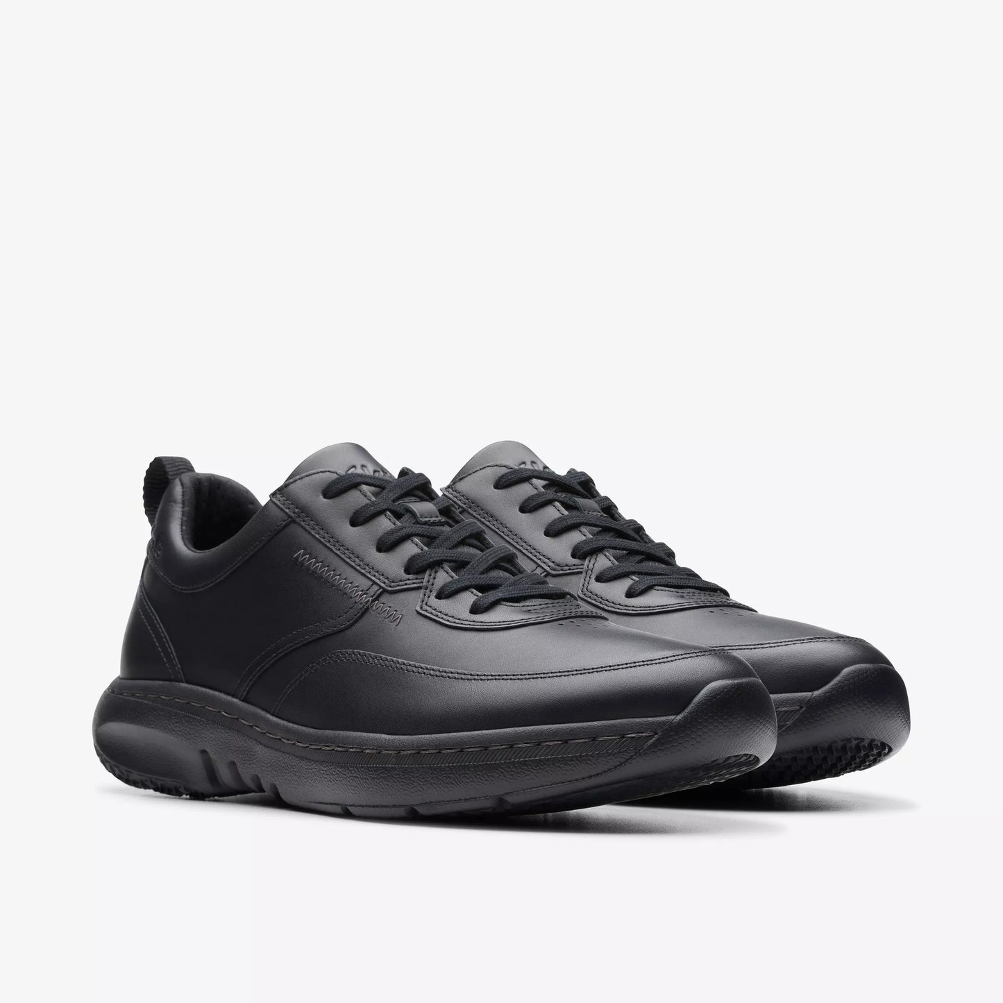 Zapatos Casual De La Marca Clarks Para Hombre Modelo Clarks Pro Lace Black Leather En Color Negro