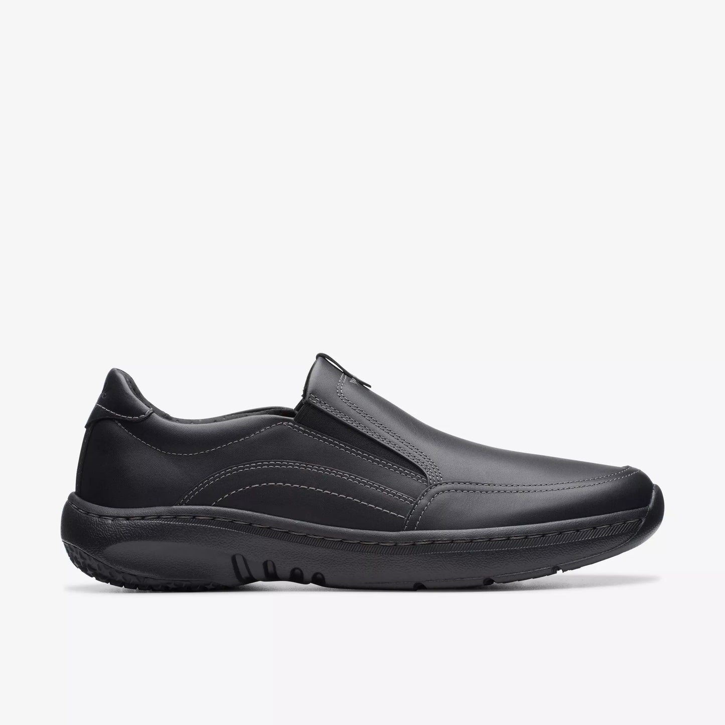 Zapatos Casual De La Marca Clarks Para Hombre Modelo Clarks Pro Step Black Leather En Color Negro
