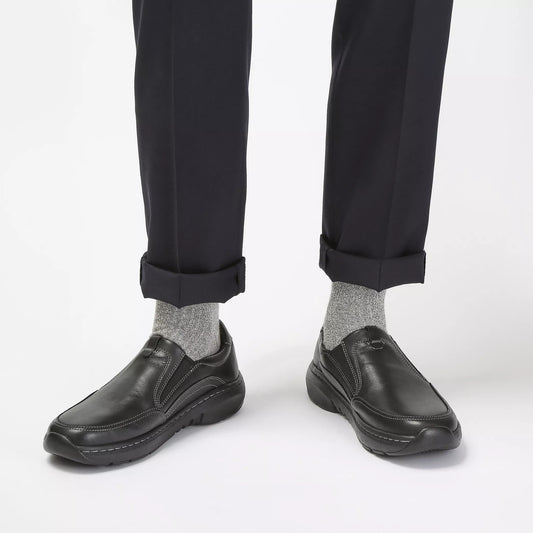 Zapatos Casual De La Marca Clarks  Para Hombre Modelo Clarks Pro Step Black Leather En Color Negro