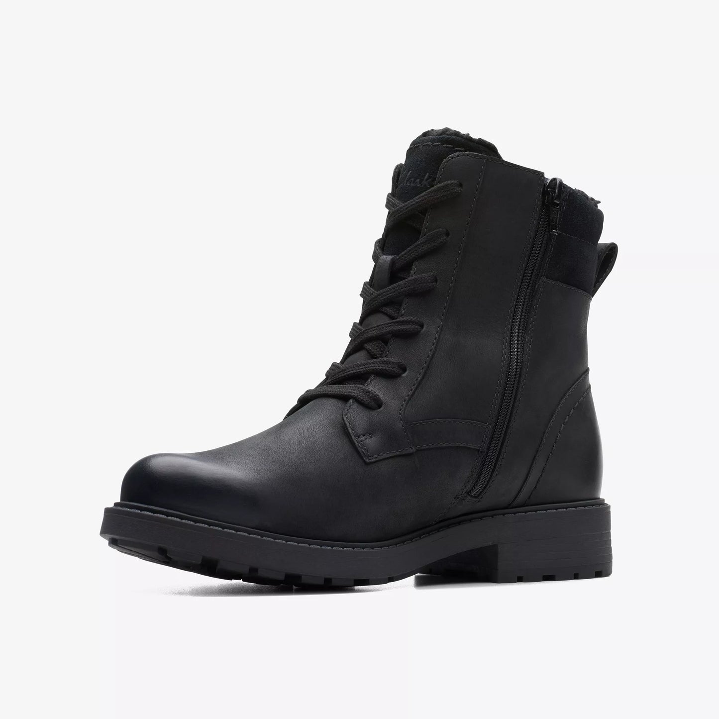 Botas De La Marca Clarks Para Mujer Modelo Orinoco2 Spc Gtx Black Wlined Leather En Color Negro