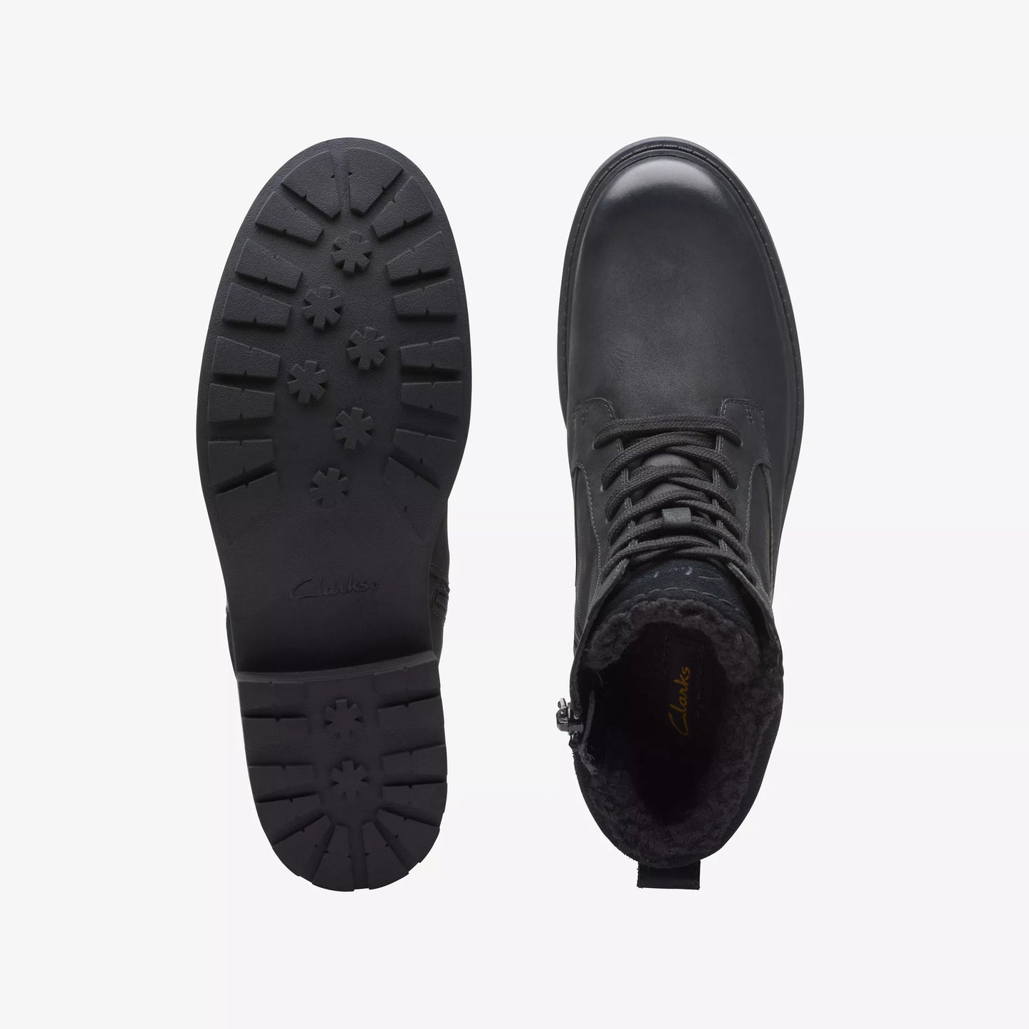 Botas De La Marca Clarks Para Mujer Modelo Orinoco2 Spc Gtx Black Wlined Leather En Color Negro