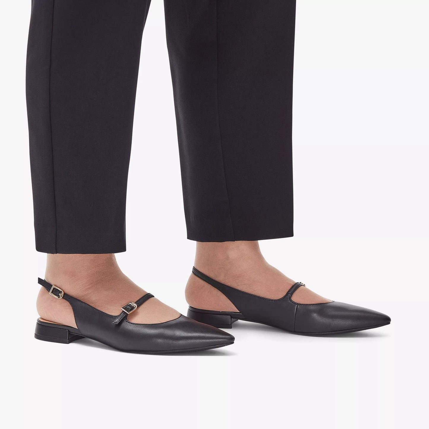 Mary Jane De La Marca Clarks Para Mujer Modelo Sensa15 Shine Black Leather En Color Negro