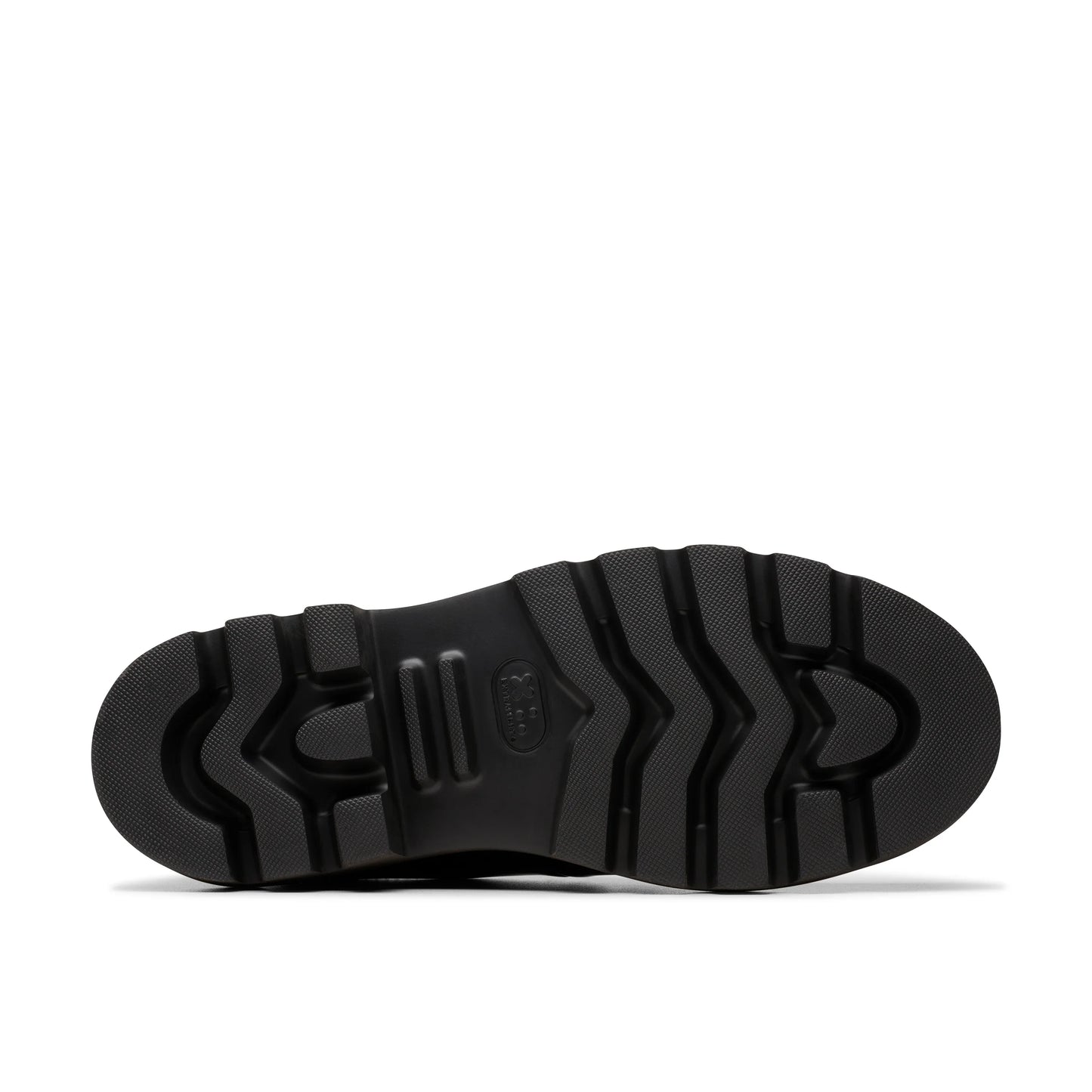Wallabee De La Marca Clarks Para Hombre Modelo Badell Seam Black Hi Shine Leather En Color Negro