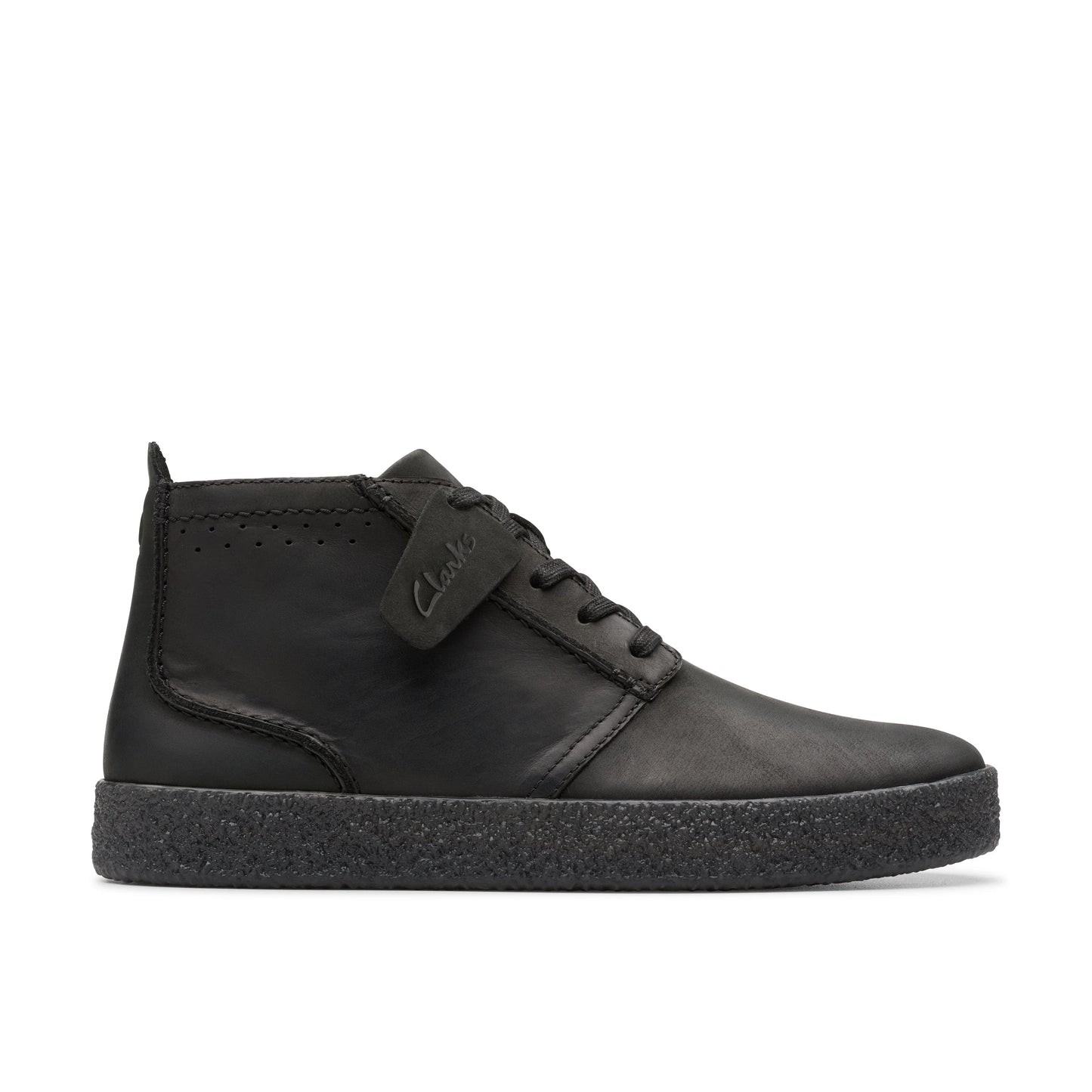 Botines De La Marca Clarks Para Hombre Modelo Streethill Mid Black En Color Negro