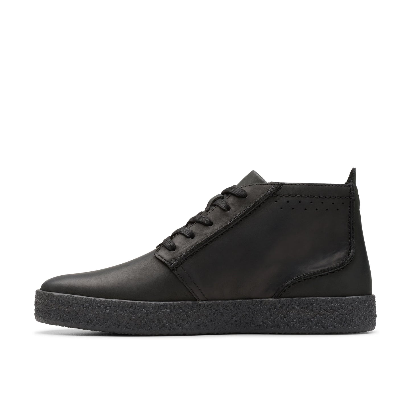 Botines De La Marca Clarks Para Hombre Modelo Streethill Mid Black En Color Negro