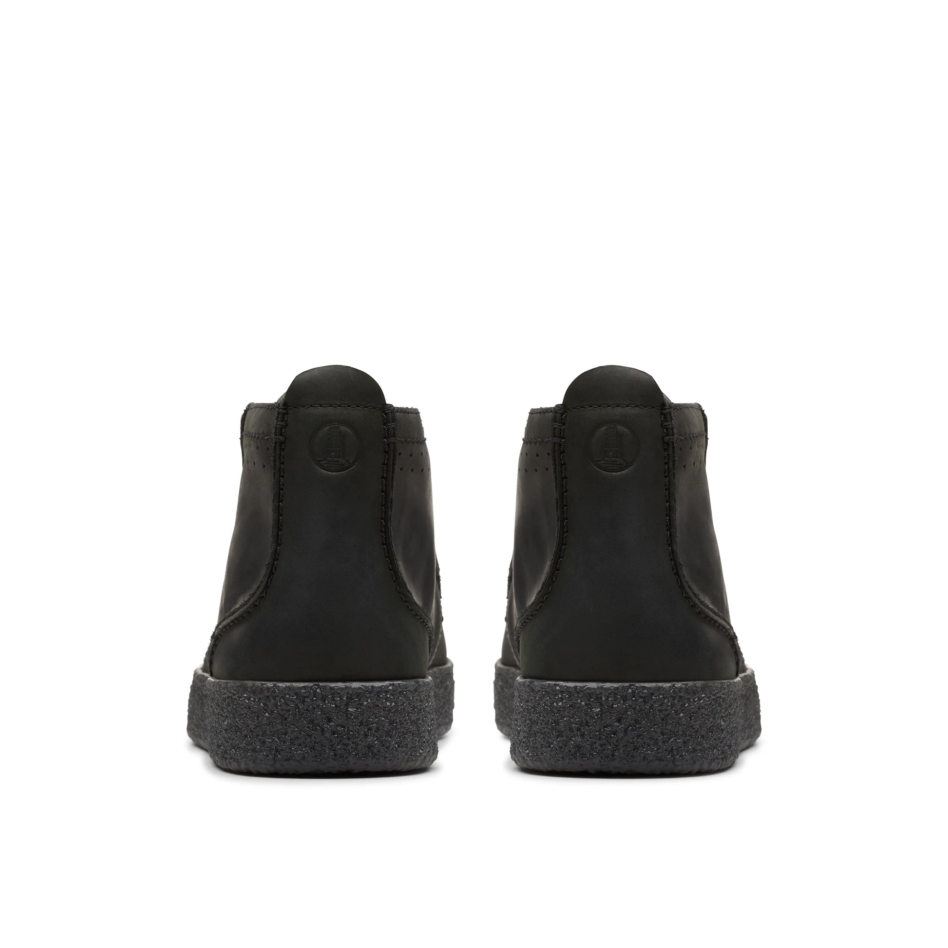 Stivali da uomo del marchio Clarks, modello Streethill Mid Black, colore nero.