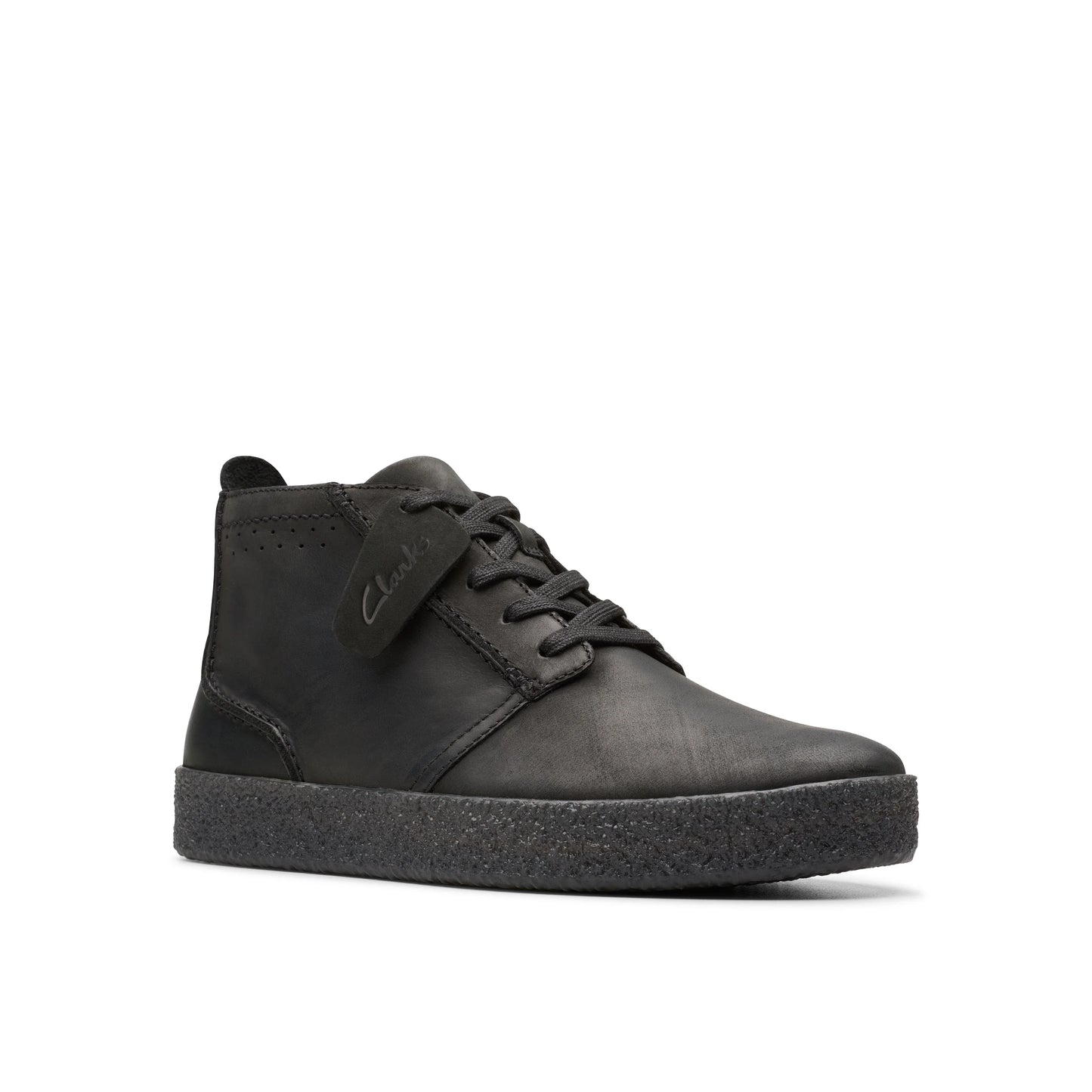 Botines De La Marca Clarks Para Hombre Modelo Streethill Mid Black En Color Negro