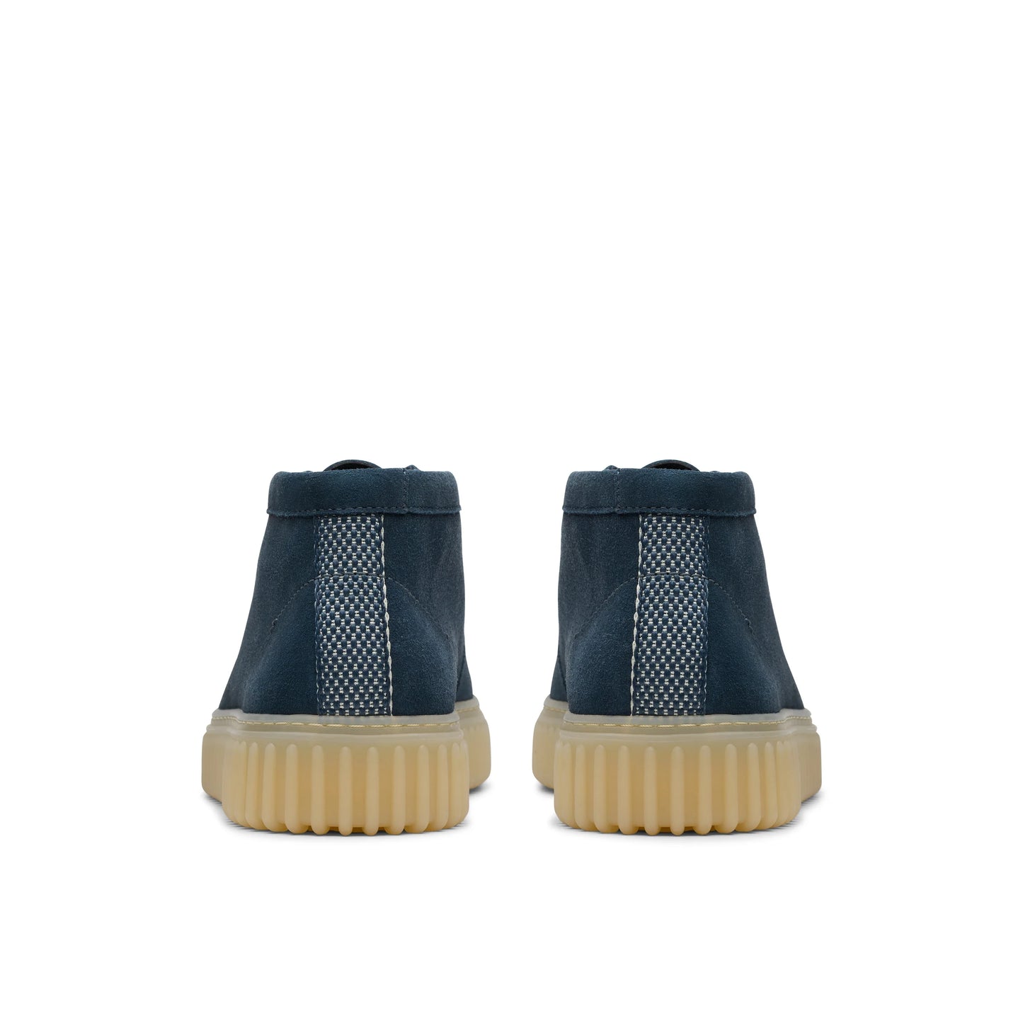Wallabee De La Marca Clarks Para Hombre Modelo Torhill Hi Blue Suede En Color Azul
