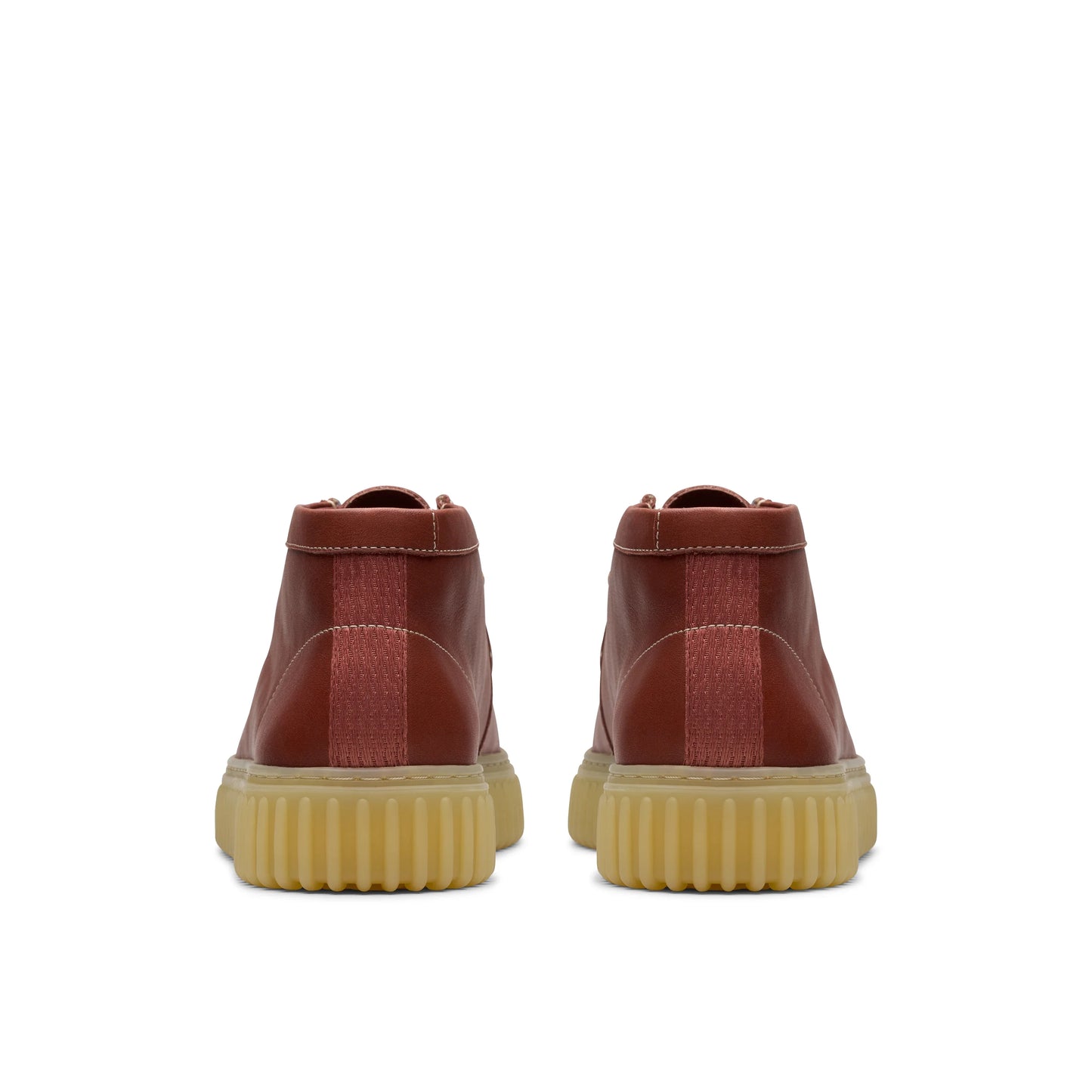 Wallabee De La Marca Clarks Para Hombre Modelo Torhill Hi Brown Leather En Color Marrón