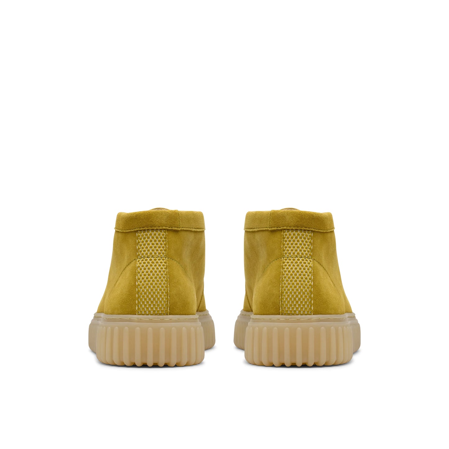 Wallabee De La Marca Clarks Para Hombre Modelo Torhill Hi Lime Suede En Color Amarillo
