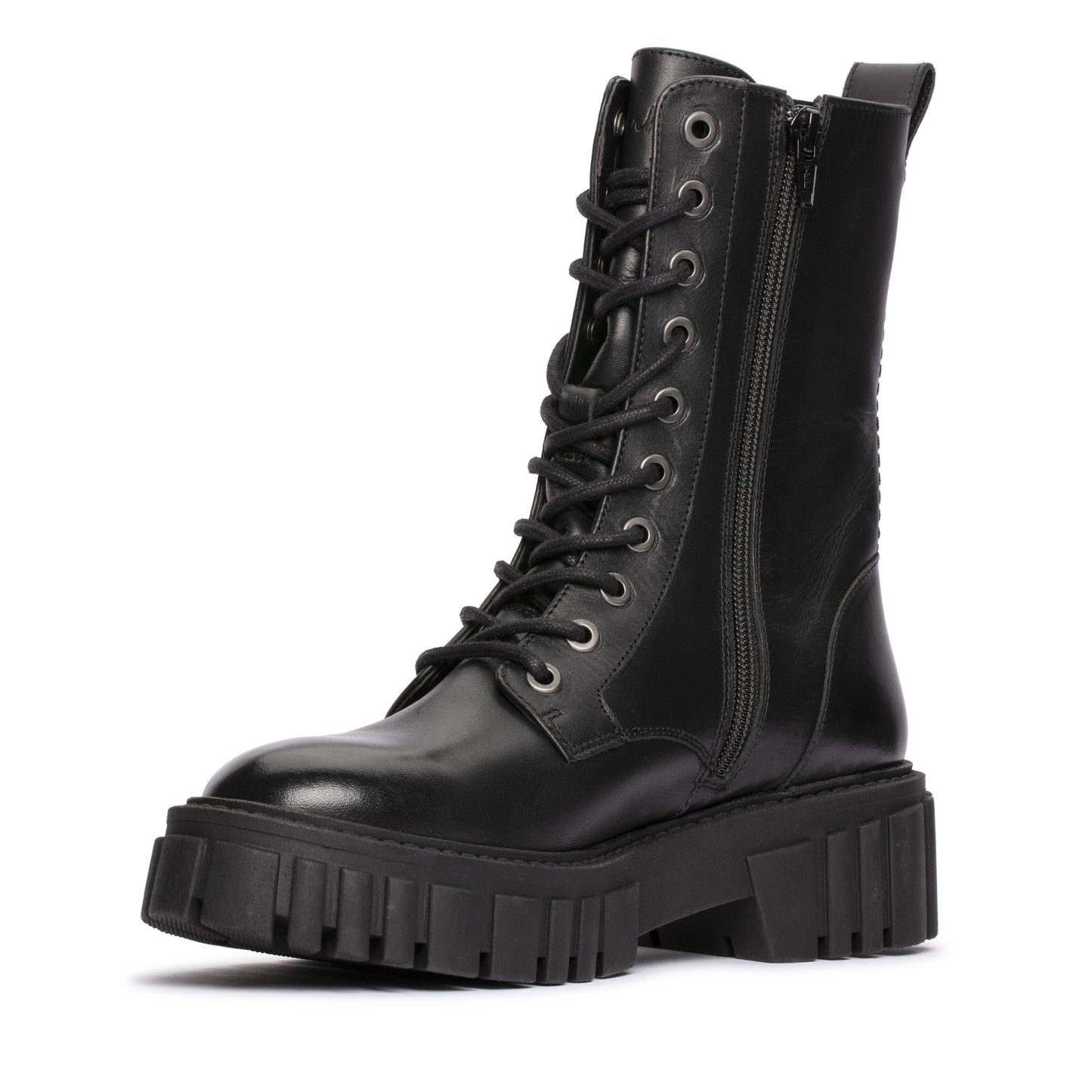 Botas De La Marca Clarks Para Mujer Modelo Page Lace Black Leather En Color Negro