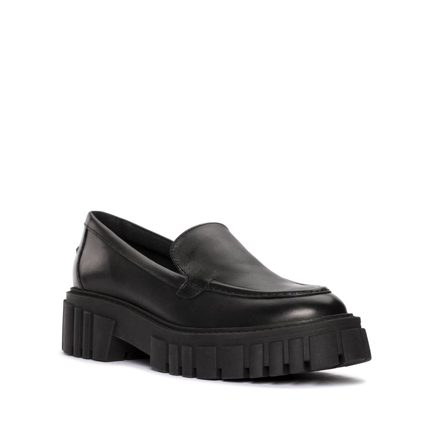 Mocasines De La Marca Clarks Para Mujer Modelo Page Loafer Black Leather En Color Negro