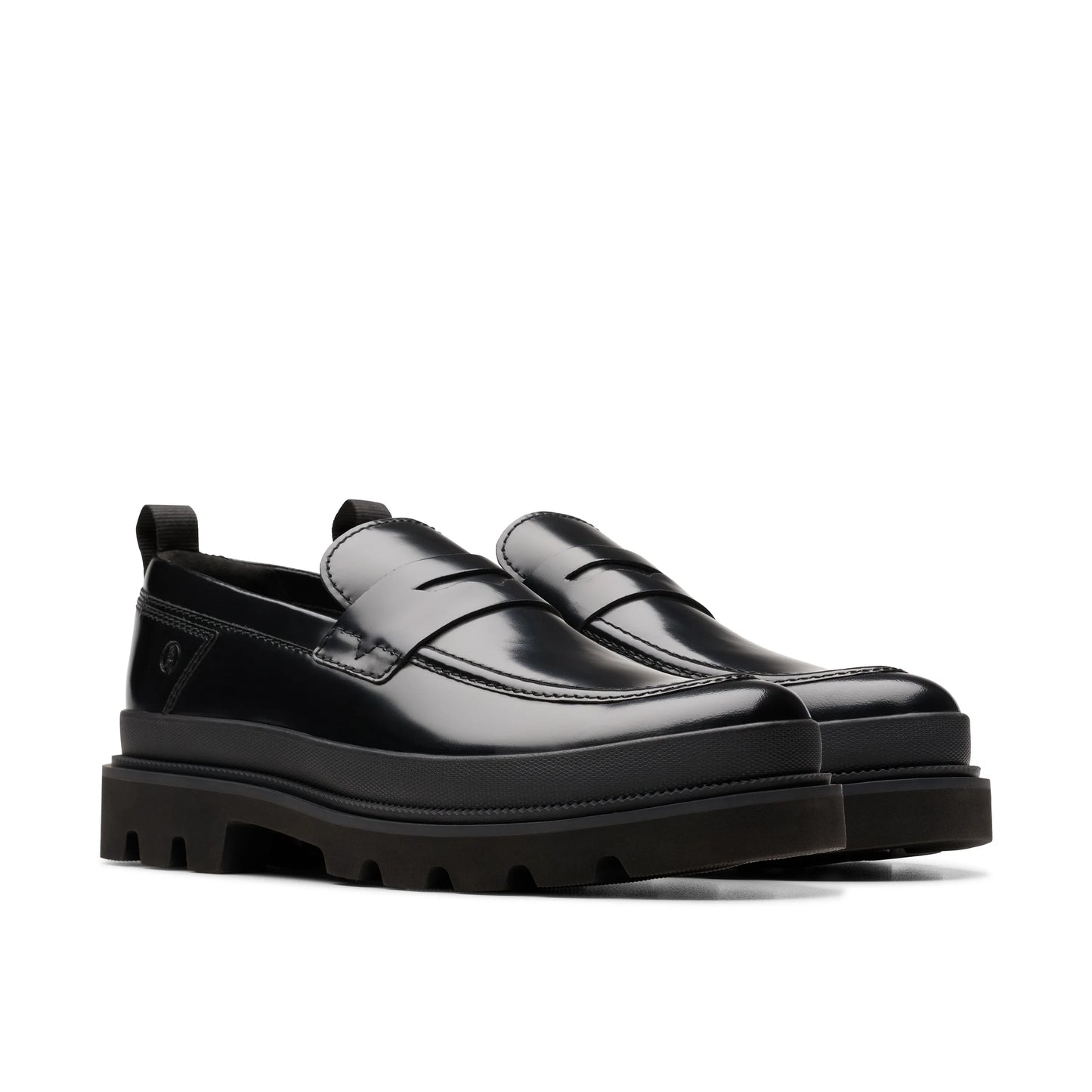 Zapatos Casual De La Marca Clarks Para Hombre Modelo Badell Easy Black Hishine Leather En Color Negro