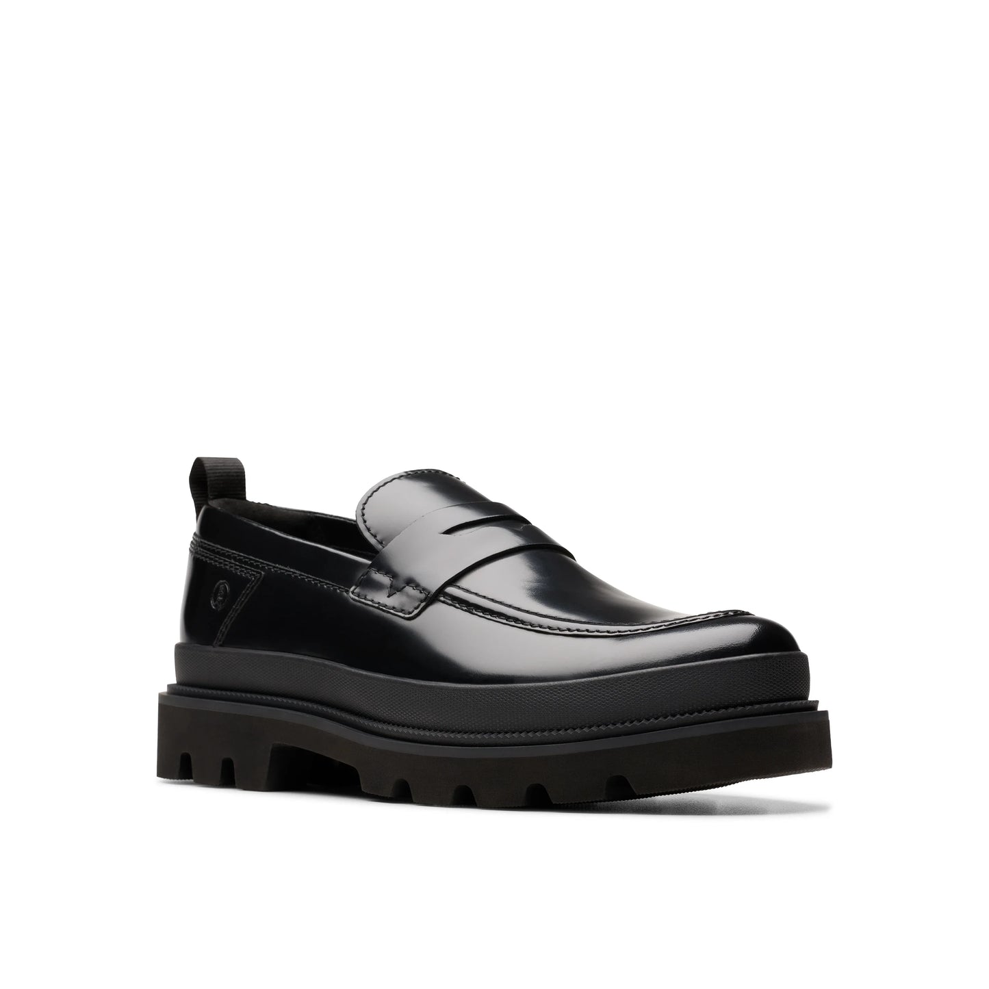 Zapatos Casual De La Marca Clarks Para Hombre Modelo Badell Easy Black Hishine Leather En Color Negro