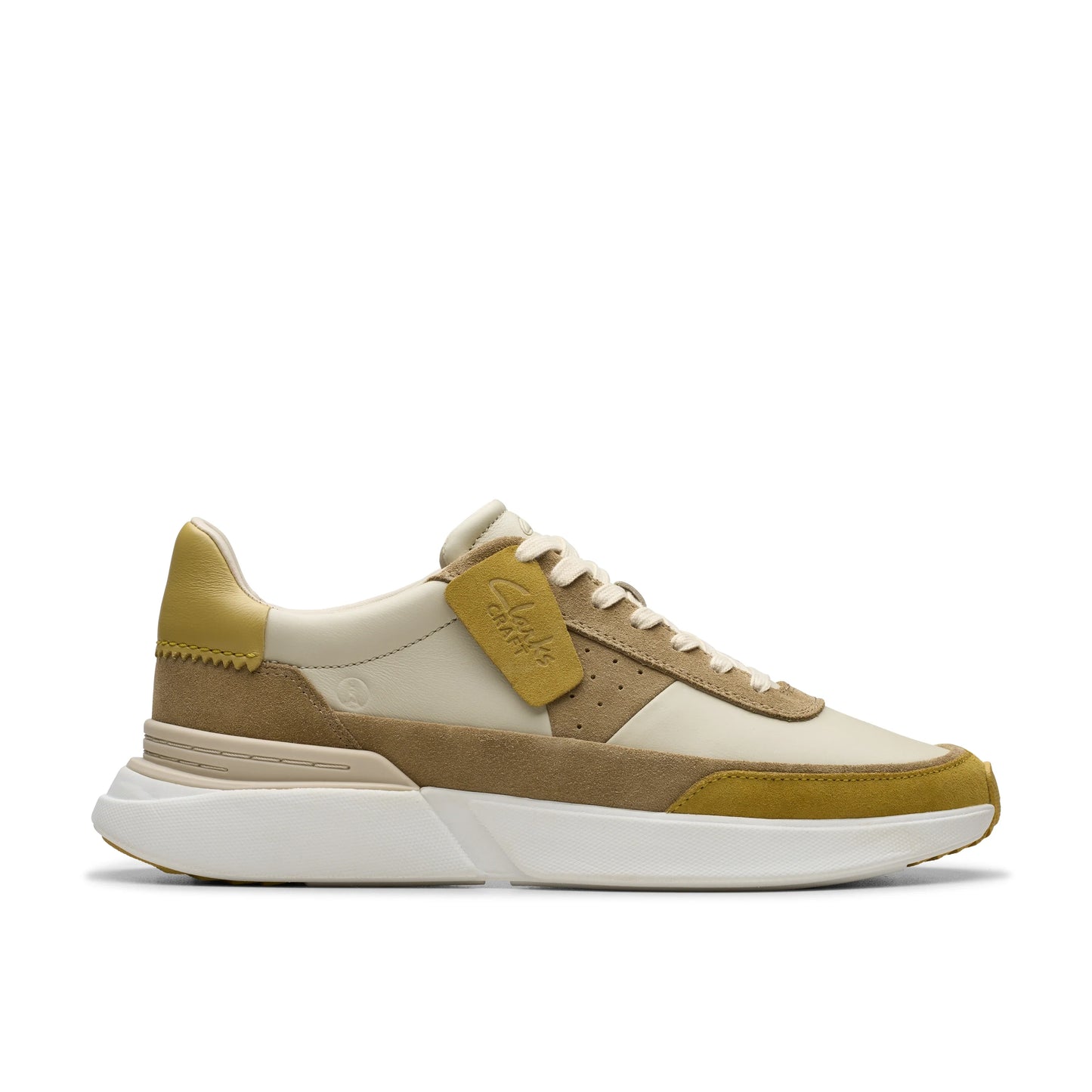 Sneakers De La Marca Clarks Para Hombre Modelo Craft Pace Oakwood Combi En Color Verde