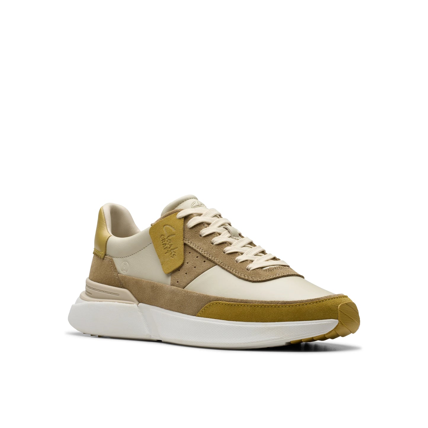 Sneakers De La Marca Clarks Para Hombre Modelo Craft Pace Oakwood Combi En Color Verde