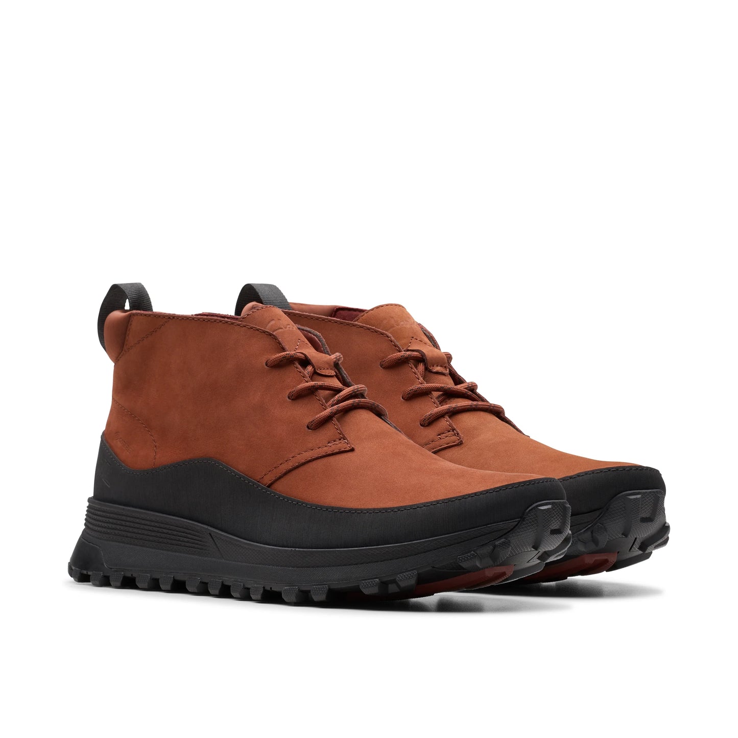 Botas De La Marca Clarks Para Hombre Modelo Atl Trek Db Gtx Chestnut Nubuck En Color Rojo