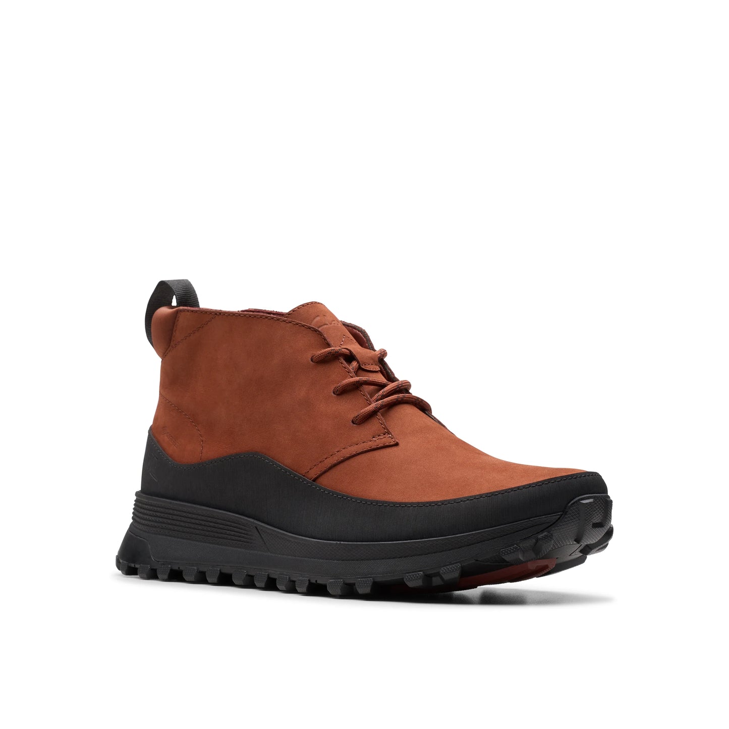 Botas De La Marca Clarks Para Hombre Modelo Atl Trek Db Gtx Chestnut Nubuck En Color Rojo